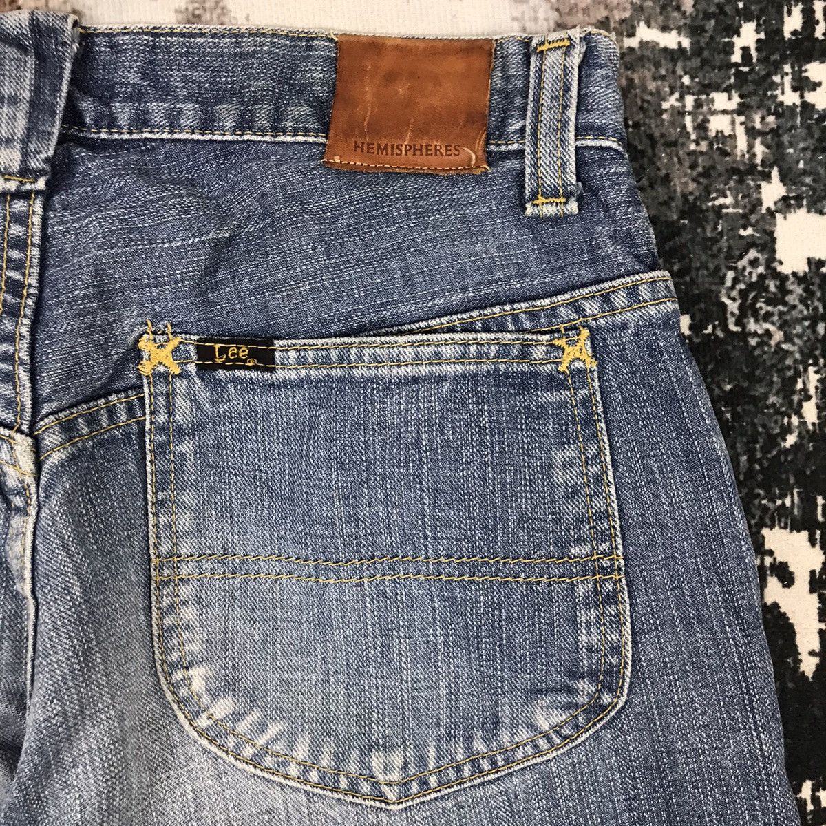 Japanese Brand × Lee × Vintage Vintage Lee Hemispheres Carpenter Loose Design Jeans Size 27" / US 4 / IT 40 - 10 Thumbnail