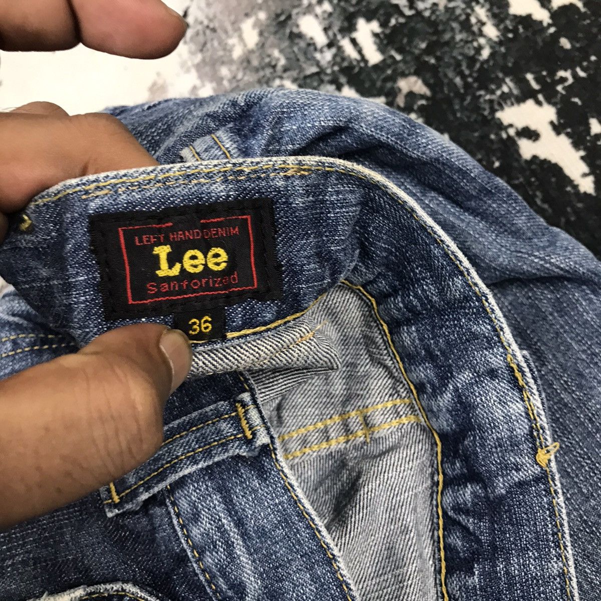 Japanese Brand × Lee × Vintage Vintage Lee Hemispheres Carpenter Loose Design Jeans Size 27" / US 4 / IT 40 - 14 Thumbnail
