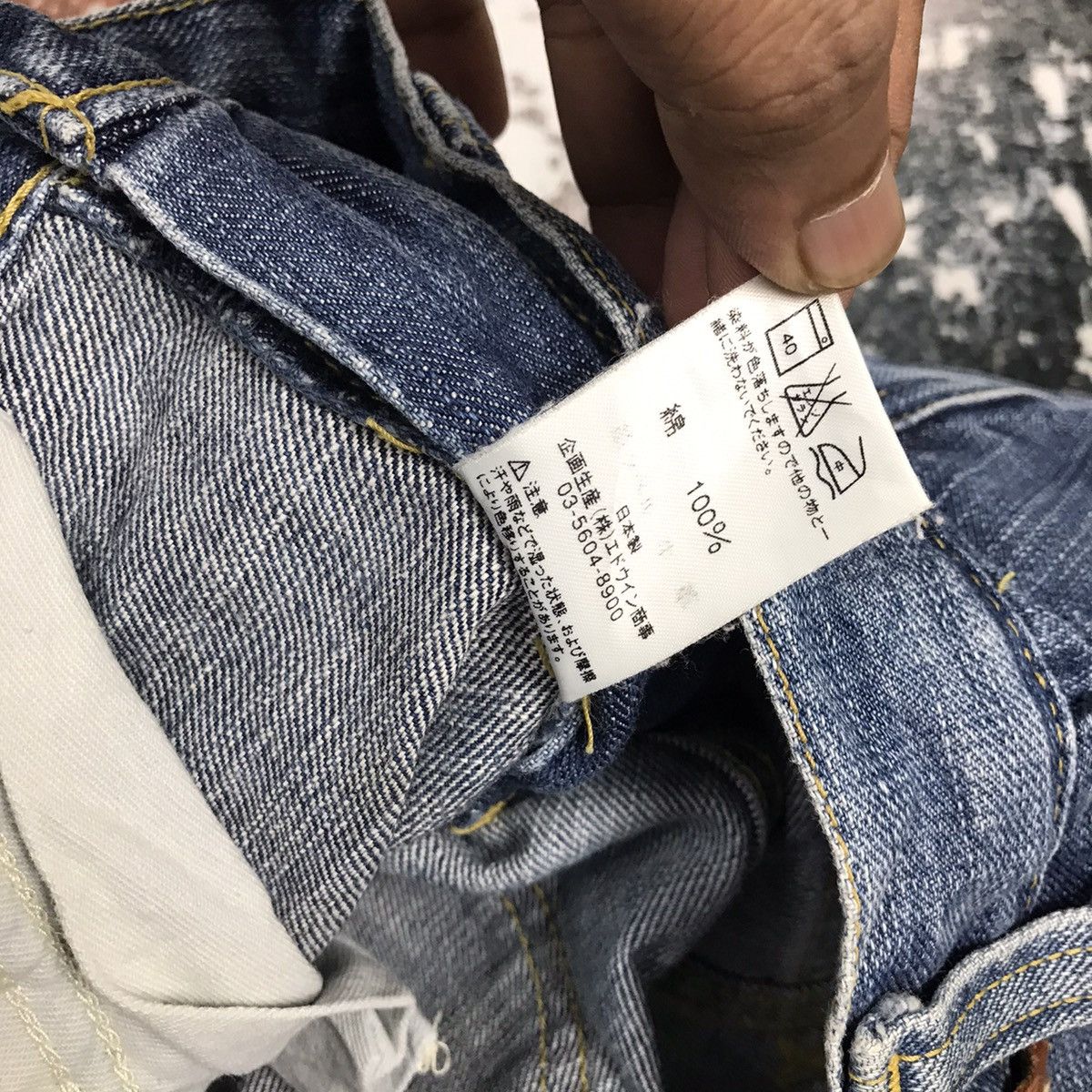 Japanese Brand × Lee × Vintage Vintage Lee Hemispheres Carpenter Loose Design Jeans Size 27" / US 4 / IT 40 - 16 Thumbnail