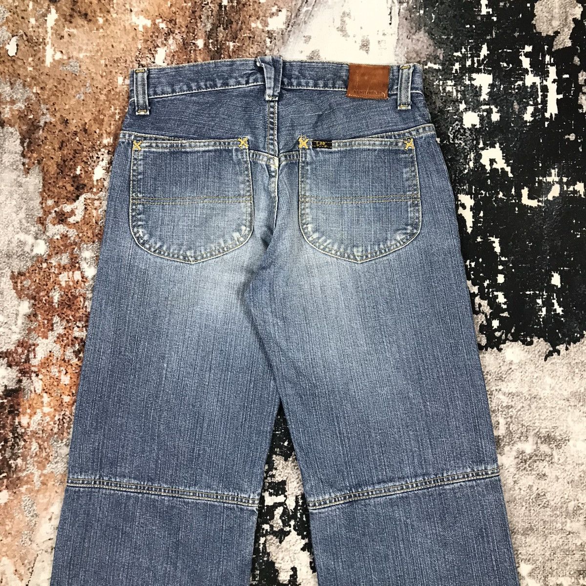 Japanese Brand × Lee × Vintage Vintage Lee Hemispheres Carpenter Loose Design Jeans Size 27" / US 4 / IT 40 - 8 Thumbnail