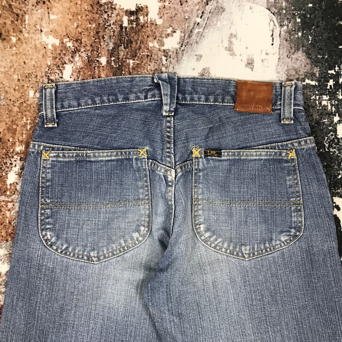 Japanese Brand × Lee × Vintage Vintage Lee Hemispheres Carpenter Loose Design Jeans Size 27" / US 4 / IT 40 - 9 Thumbnail