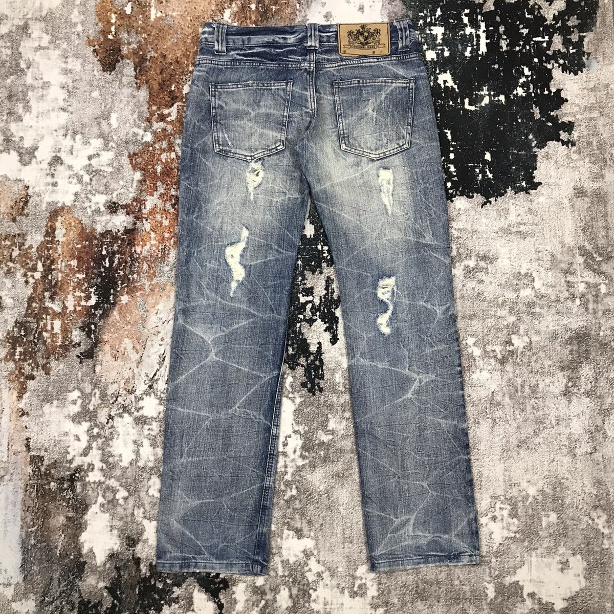 Japanese Brand × Vintage Vintage Japanese Insane Distressed Design Jeans Size 30" / US 8 / IT 44 - 6 Thumbnail