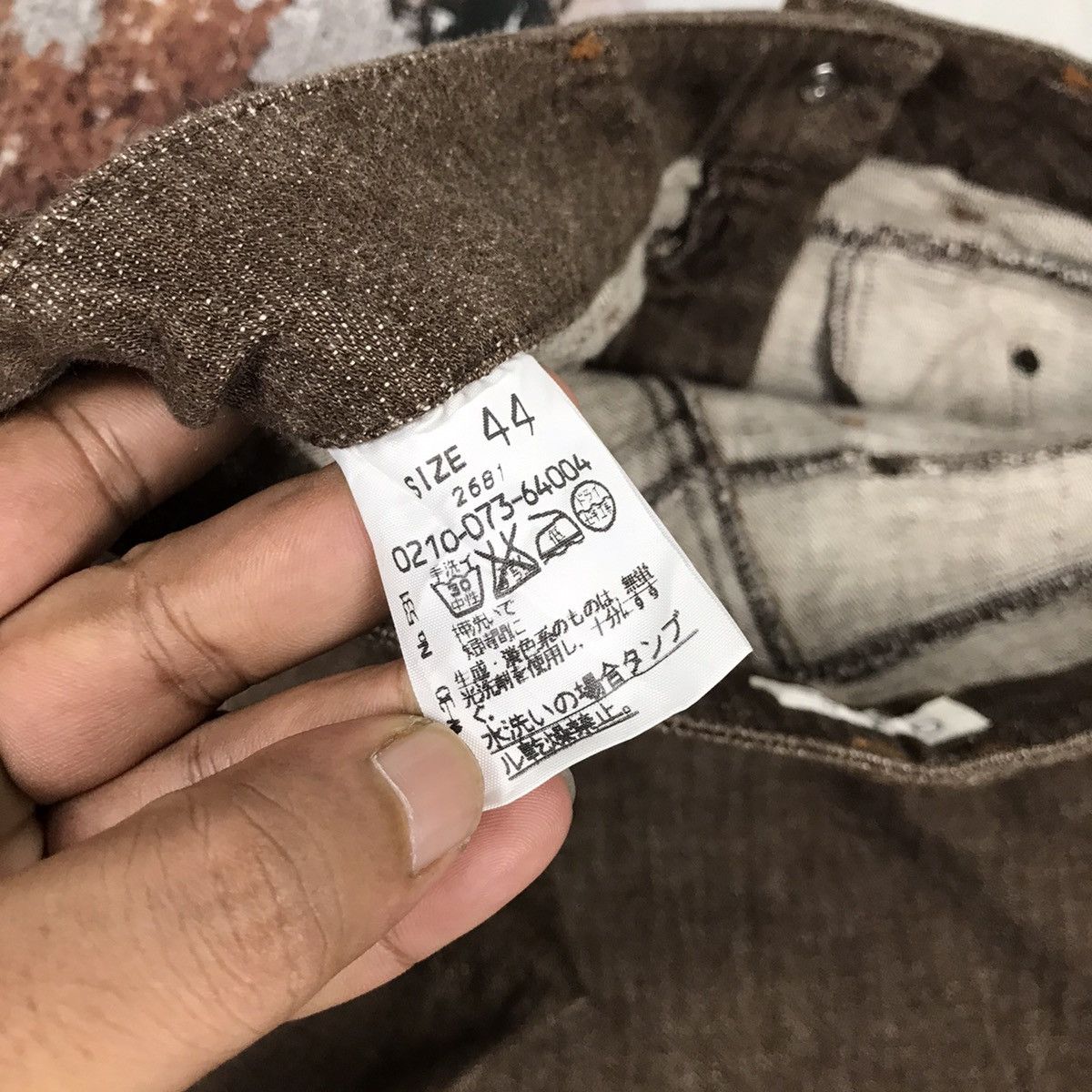 Japanese Brand × Vintage Vintage Japanese Flare Gerve Lace Line Design Jeans Size 32" / US 10 / IT 46 - 9 Thumbnail