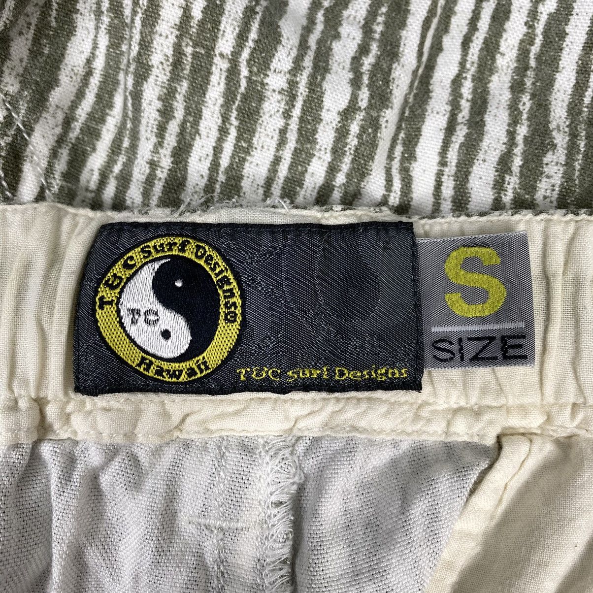 Vintage T&C Surf Design Hawaii SURFWEAR Surfing Vertical Stripe Pant Size US 31 - 4 Thumbnail