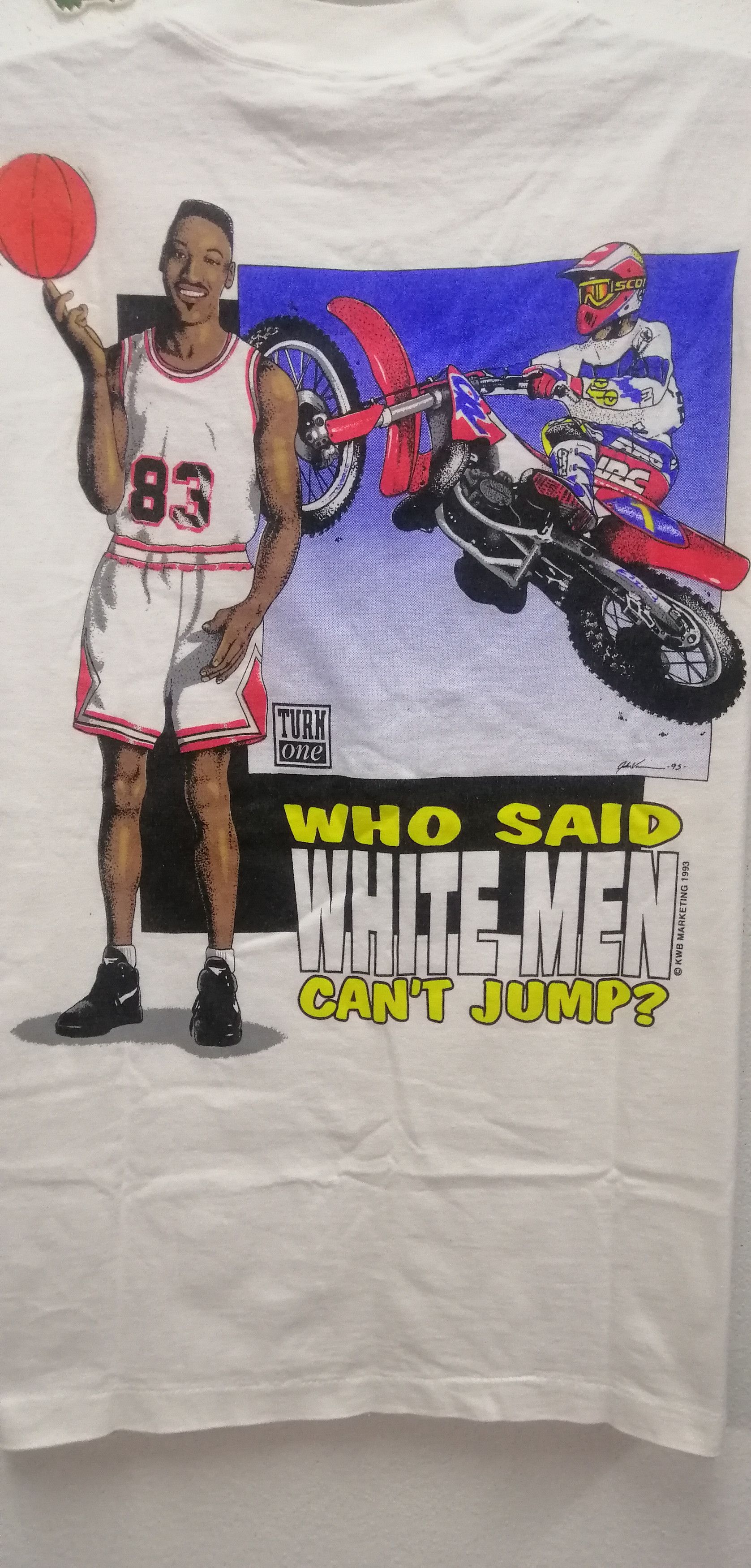 All Sport × NBA × Vintage MICHAEL JORDAN X WHO SAID WHITE MEN CAN'T JUMP Size US M / EU 48-50 / 2 - 4 Thumbnail