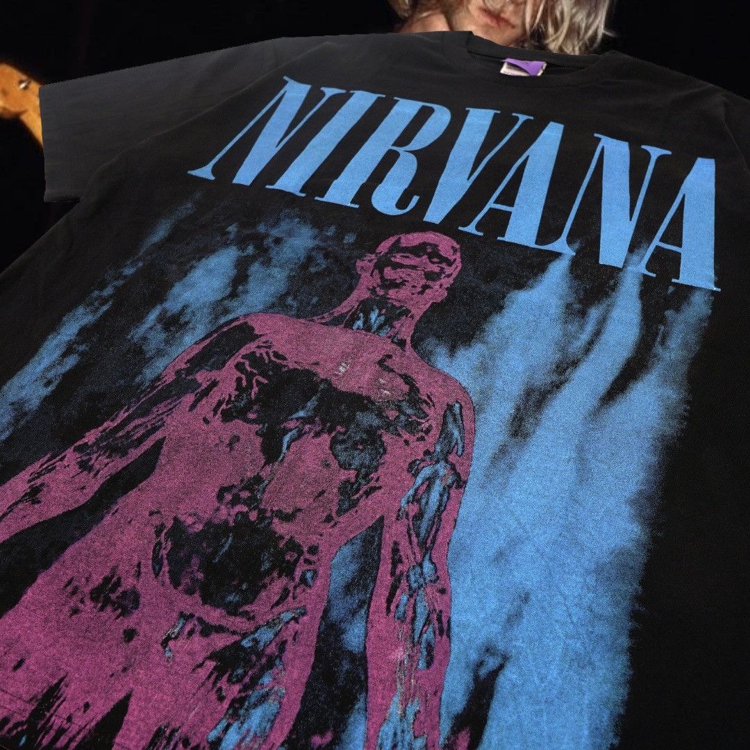 Band Tees × Nirvana Nirvana Sliver Modern Bootleg Size US XL / EU 56 / 4 - 2 Thumbnail