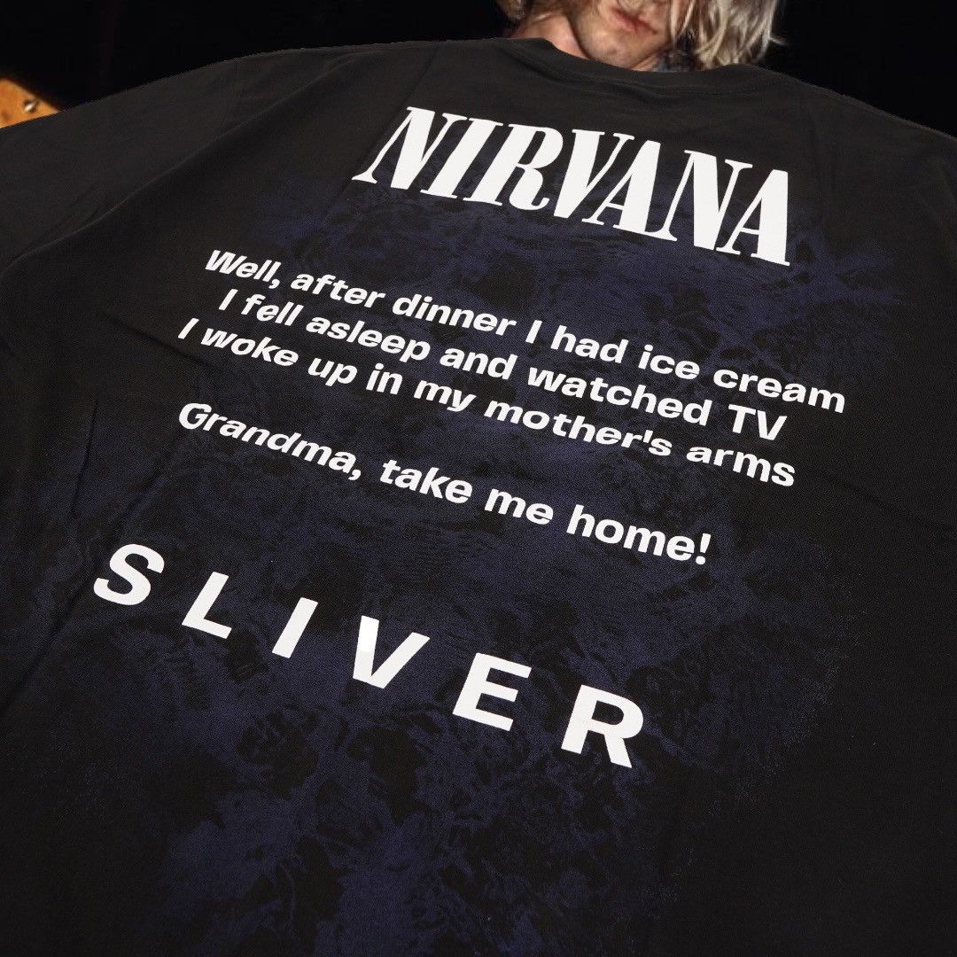 Band Tees × Nirvana Nirvana Sliver Modern Bootleg Size US XL / EU 56 / 4 - 4 Thumbnail