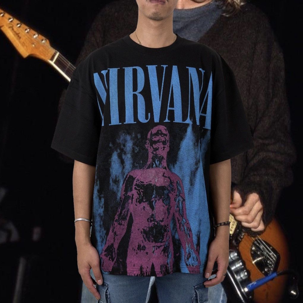 Band Tees × Nirvana Nirvana Sliver Modern Bootleg Size US XL / EU 56 / 4 - 3 Thumbnail