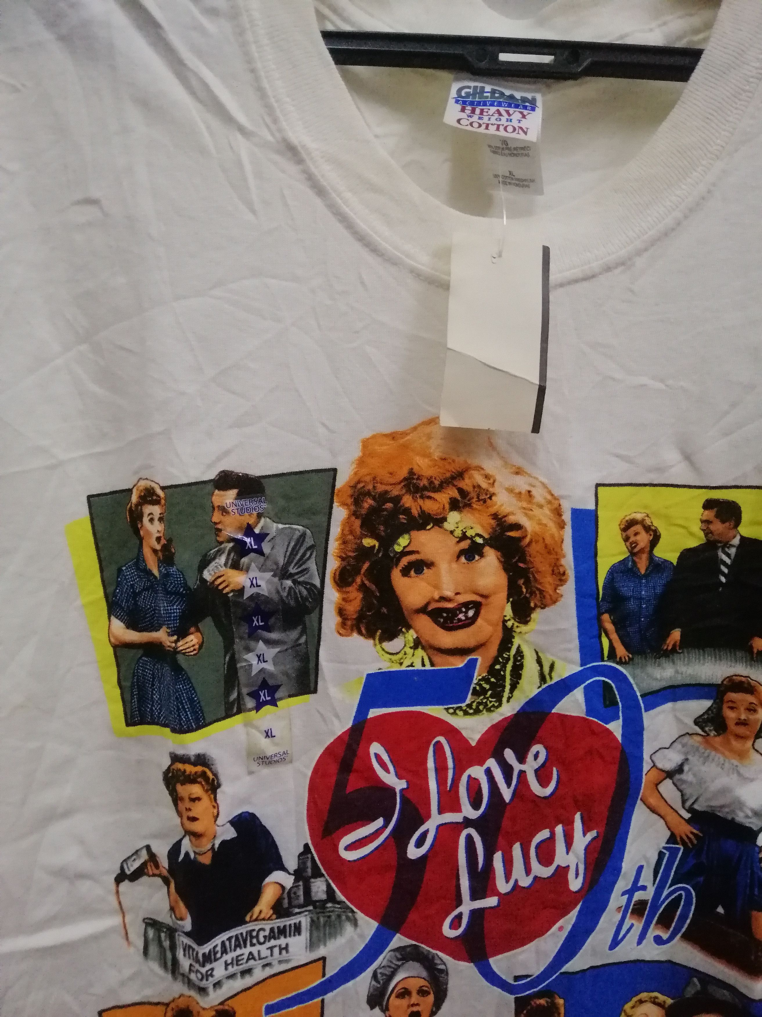 Vintage I LOVE LUCY 50TH ANNIVERSARY Size US XL / EU 56 / 4 - 5 Thumbnail