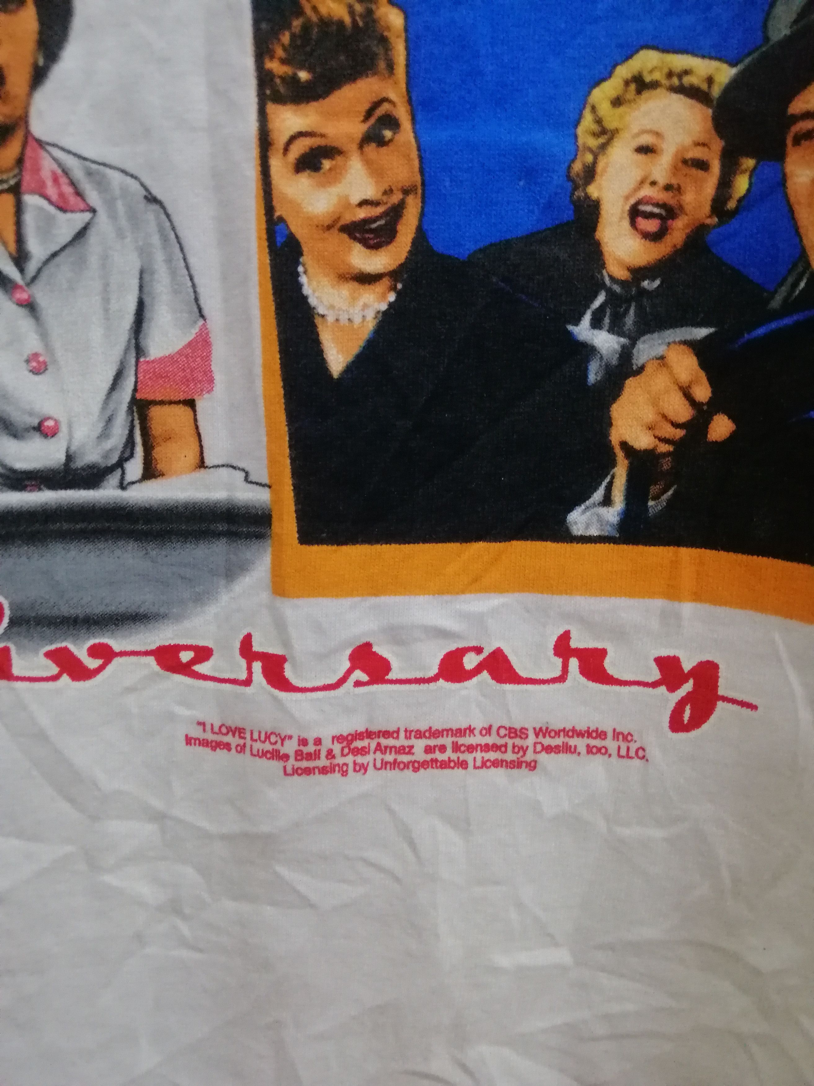 Vintage I LOVE LUCY 50TH ANNIVERSARY Size US XL / EU 56 / 4 - 6 Thumbnail