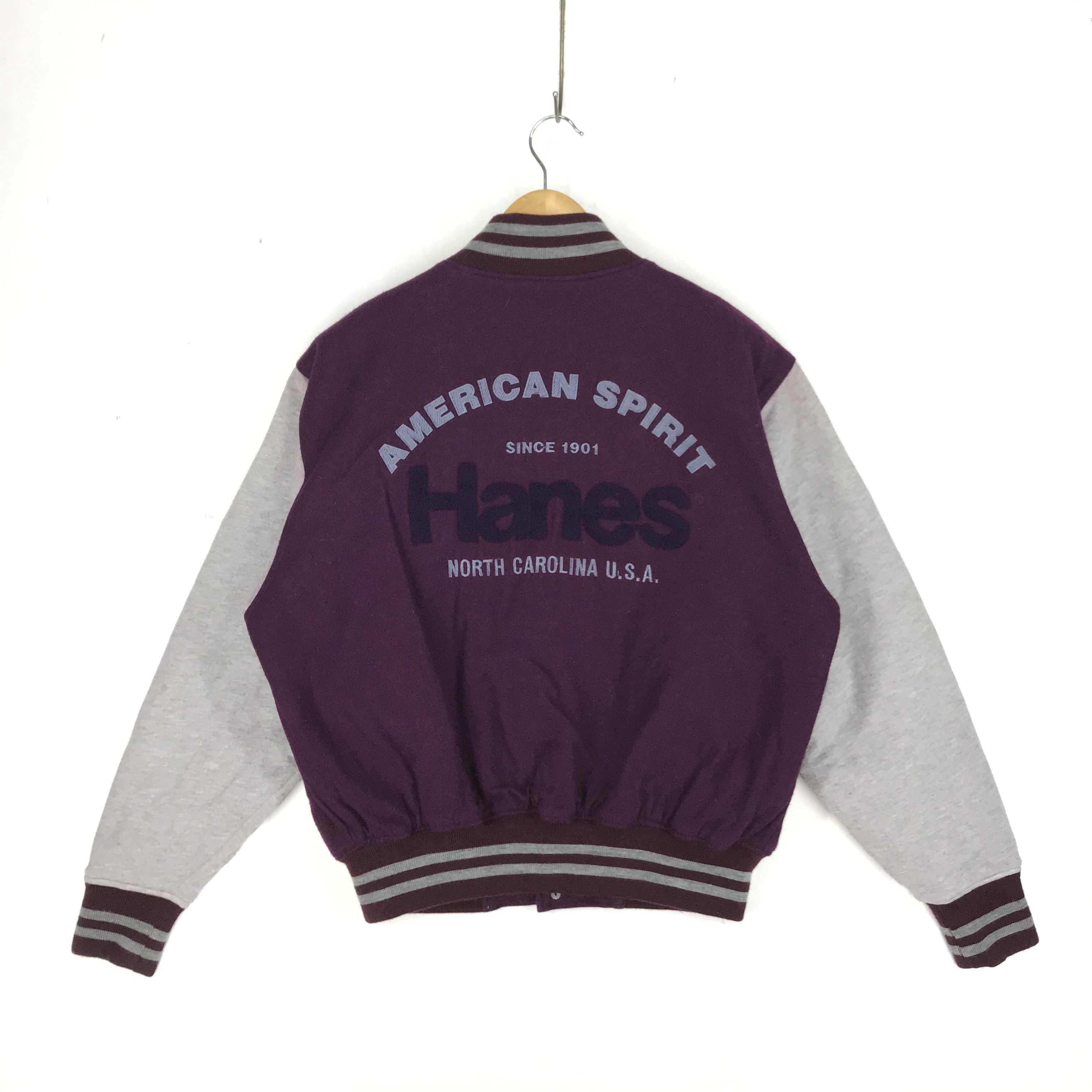 HANES Button Down Varsity Jacket #2439-85