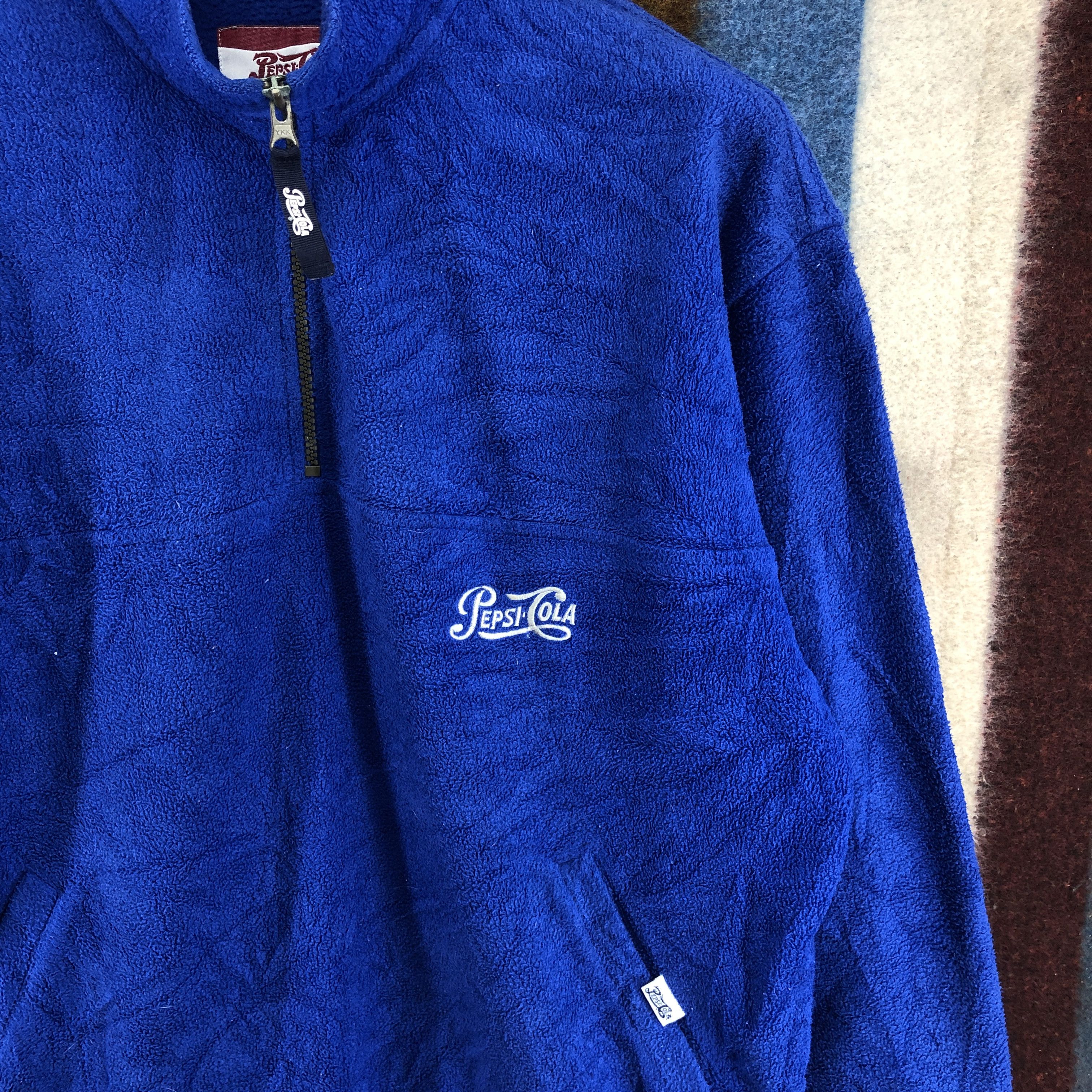 Pepsi Vintage PEPSI COLA Turtle Neck Fleece #0168/I Size US XL / EU 56 / 4 - 2 Thumbnail
