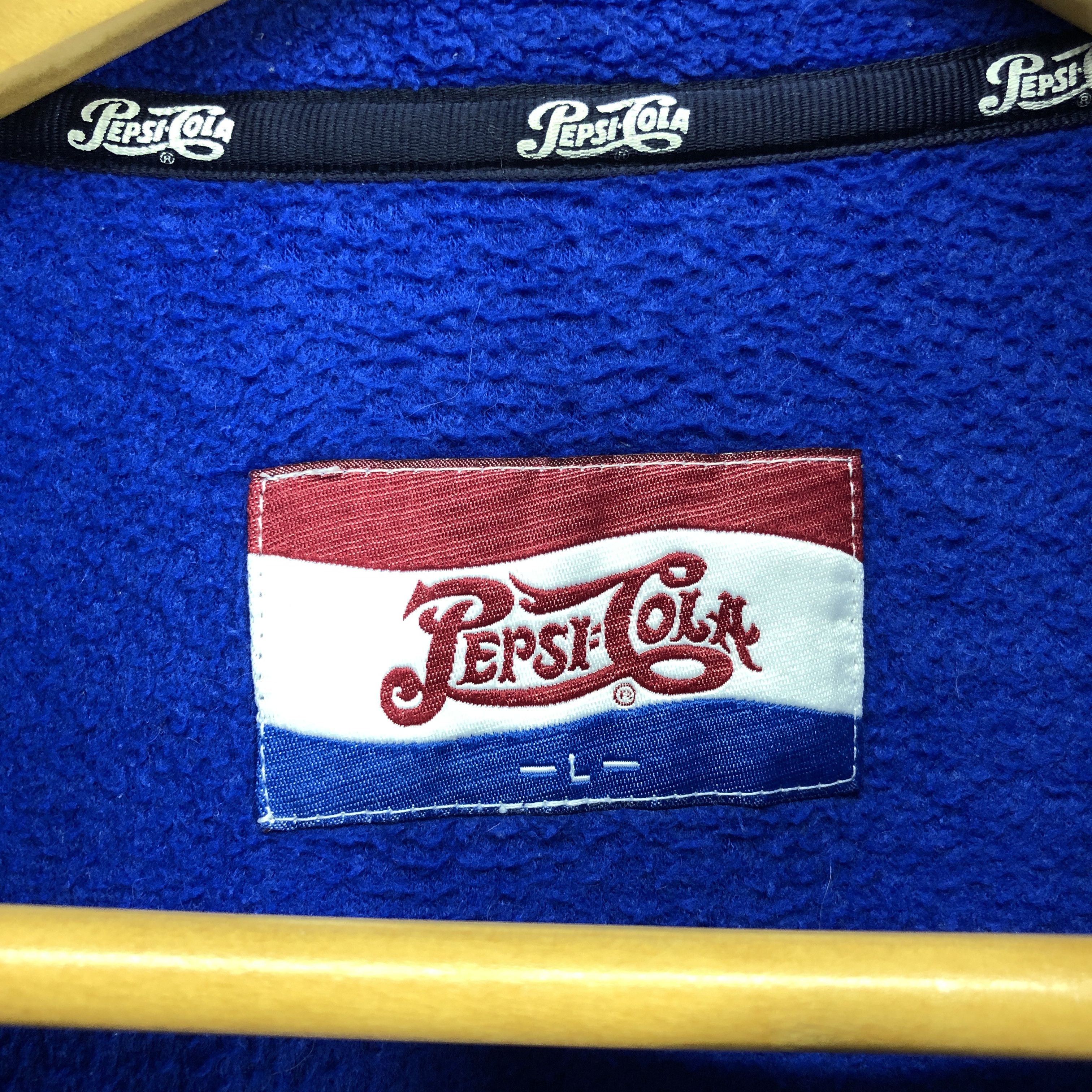 Pepsi Vintage PEPSI COLA Turtle Neck Fleece #0168/I Size US XL / EU 56 / 4 - 5 Thumbnail