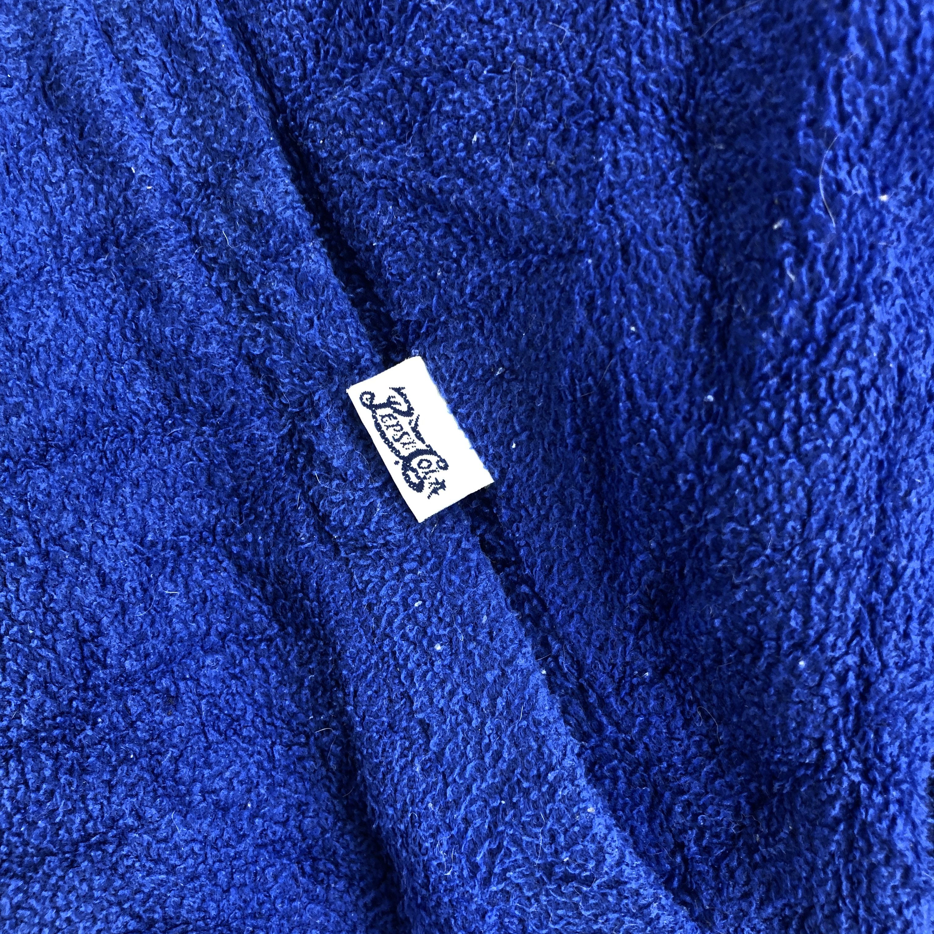 Pepsi Vintage PEPSI COLA Turtle Neck Fleece #0168/I Size US XL / EU 56 / 4 - 4 Thumbnail