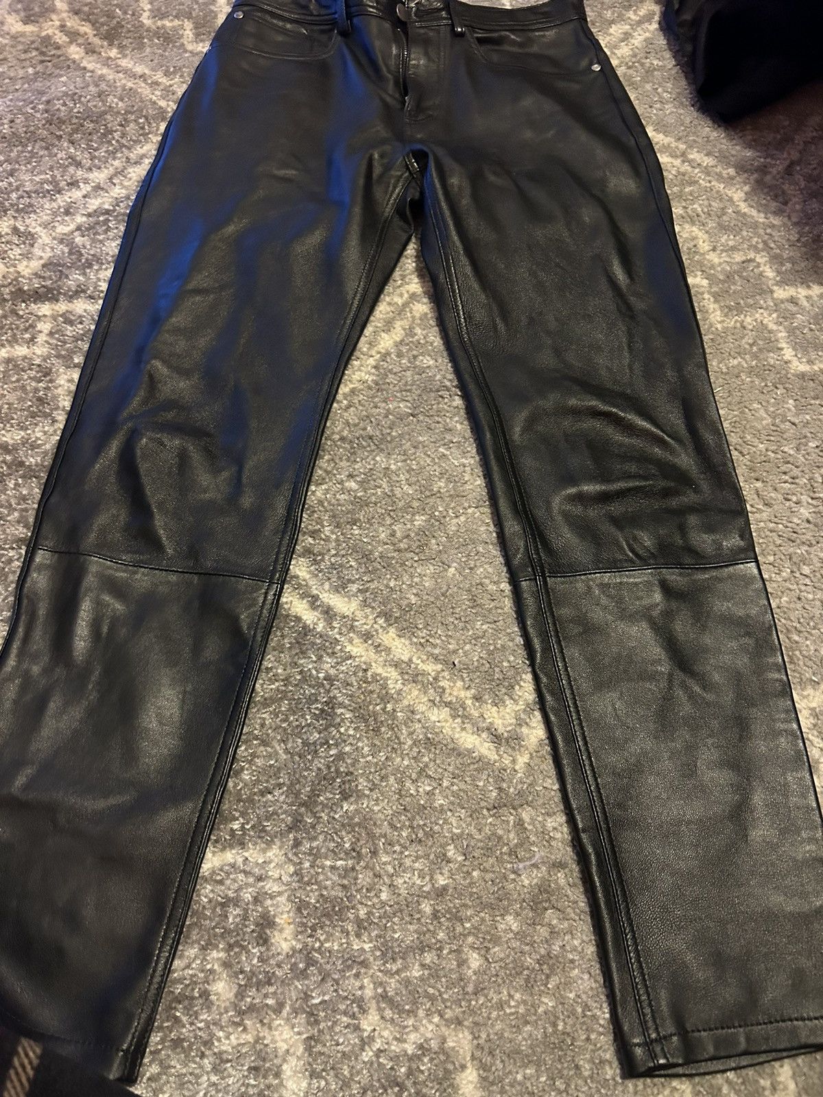 Zara wax denim zara jeans | Grailed