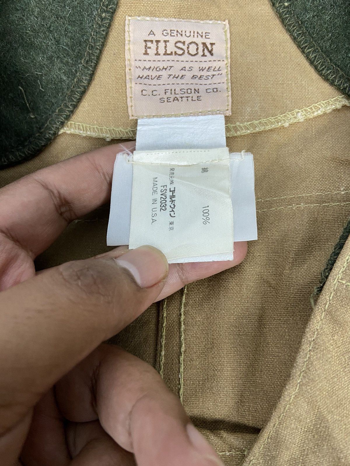 Filson Filson Genuine Wax Workers Jacket Size US M / EU 48-50 / 2 - 11 Thumbnail