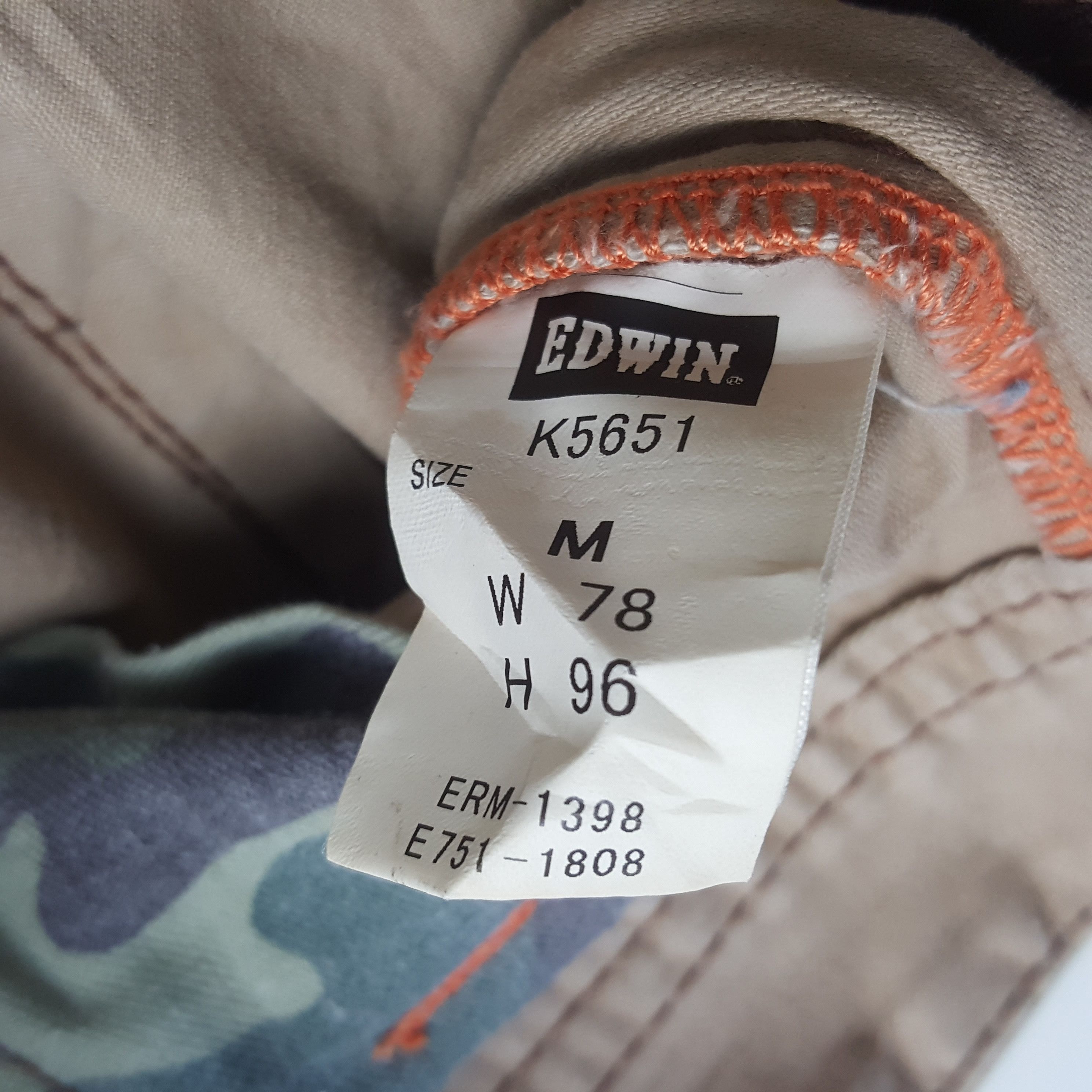 Edwin Vintage Edwin Japanese Brand Cargo Style Trousers Pants Size US 33 - 14 Thumbnail