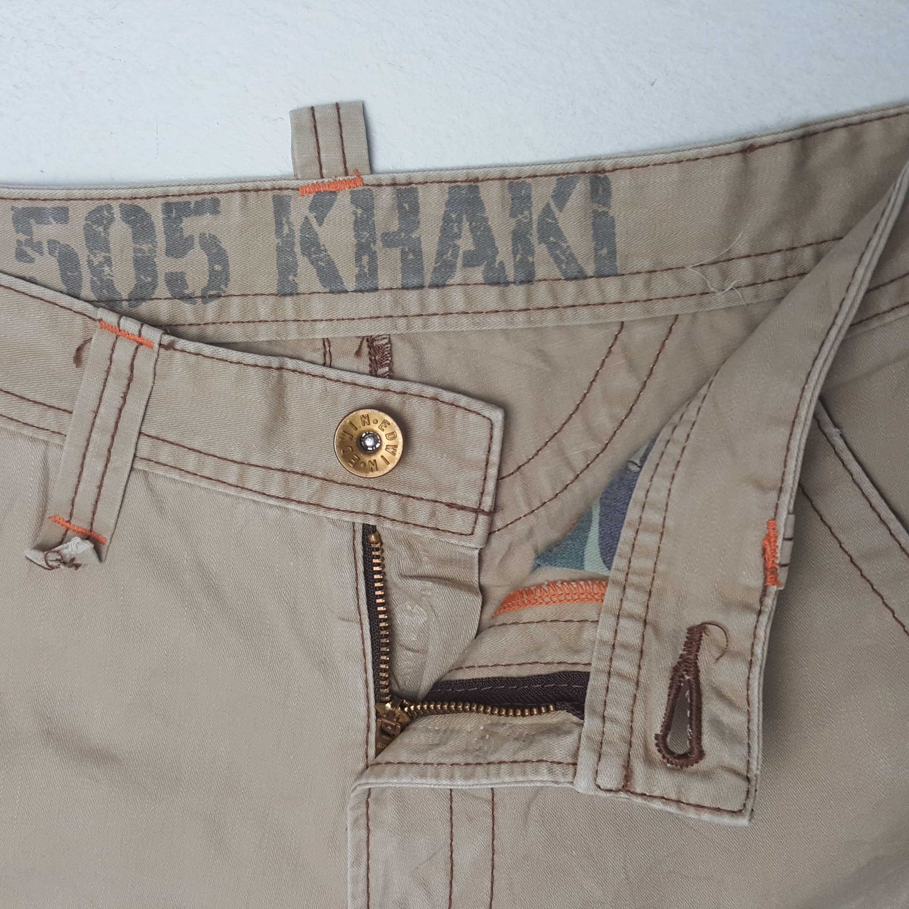Edwin Vintage Edwin Japanese Brand Cargo Style Trousers Pants Size US 33 - 7 Thumbnail