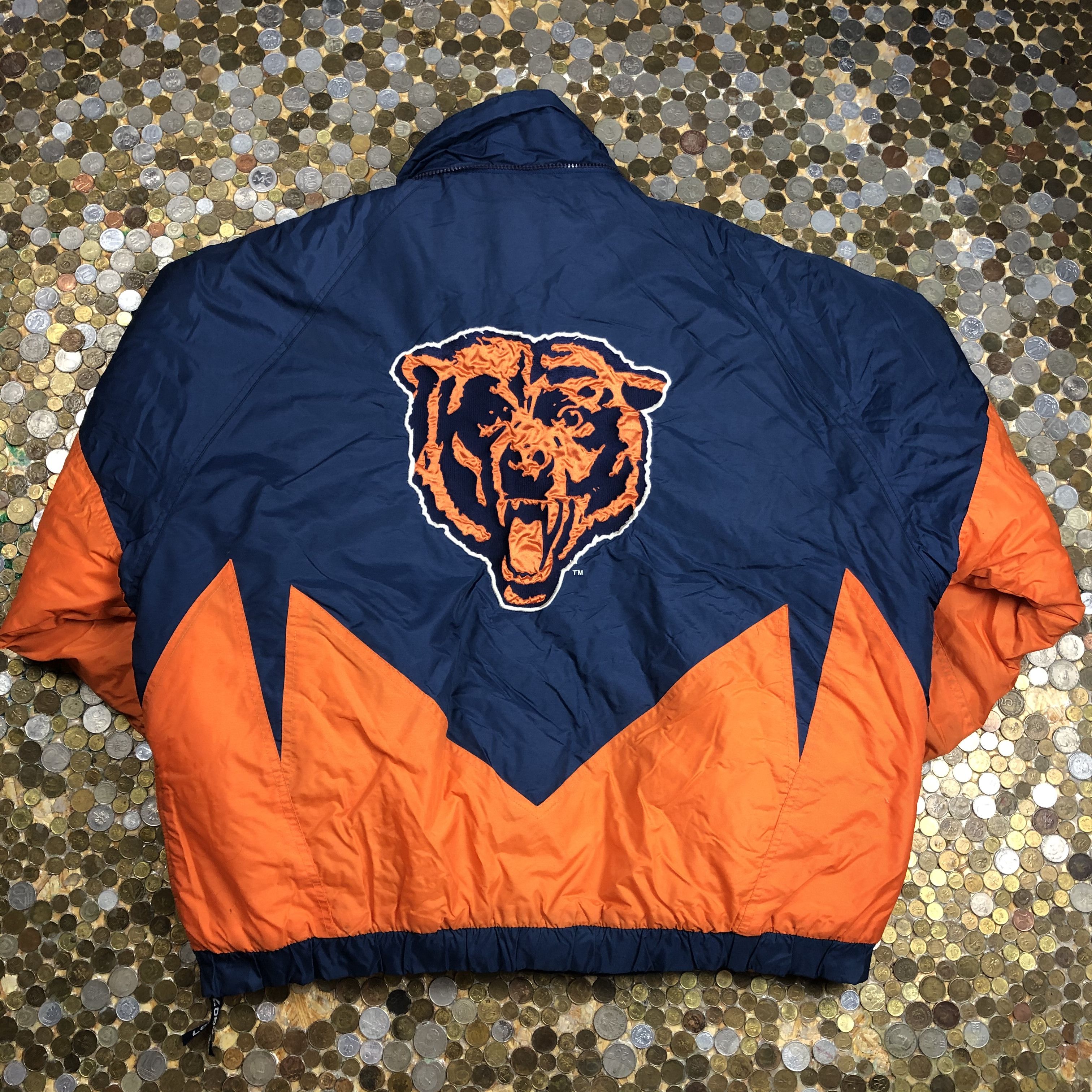 Vintage Logo7 Vintage varsity bomber Jacket 90's Chicago Bears | Grailed