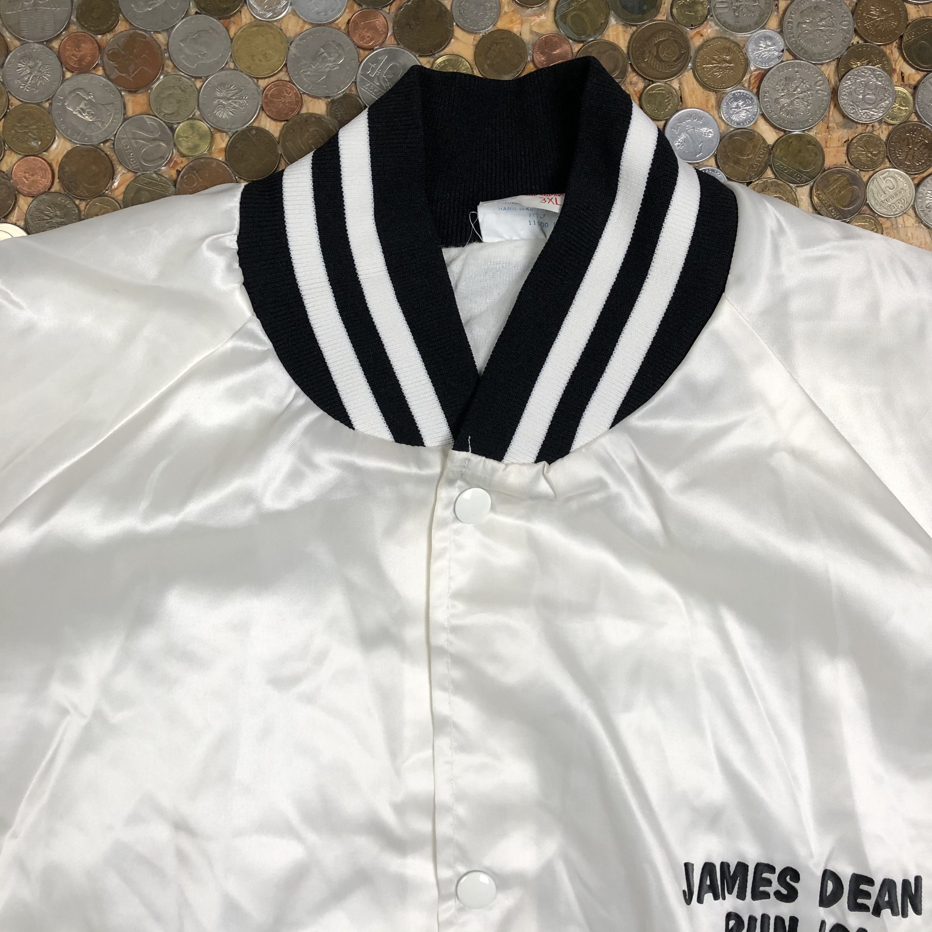 Vintage Vintage Bomber Jacket James Dean 1991 Size US XXL / EU 58 / 5 - 3 Thumbnail