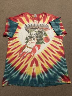 Vintage 1992 Lithuania Basketball T-Shirt Grateful Dead Tee XL Tie