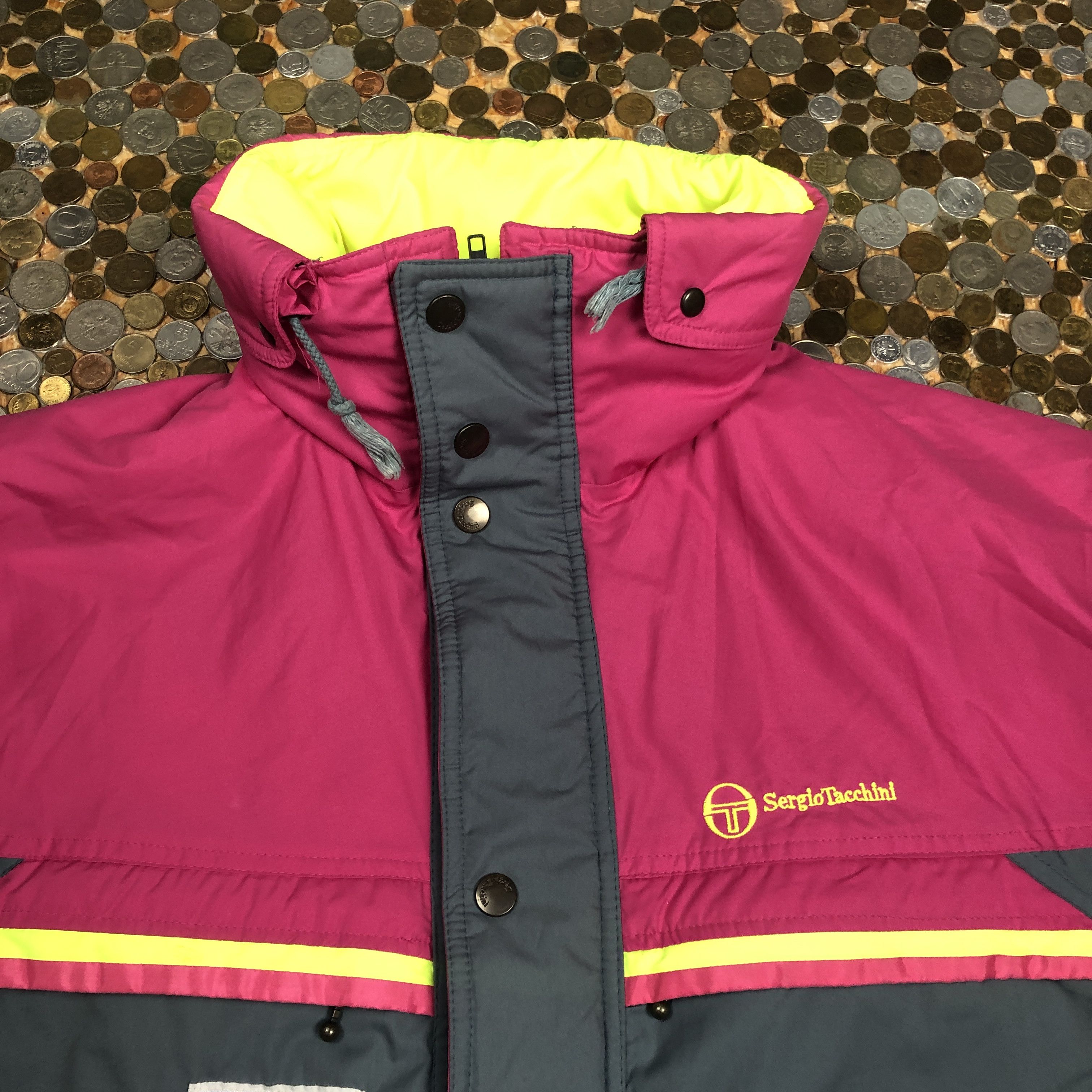 Sergio Tacchini × Vintage Sergio Tachini Vintage Jacket 90's Size US XL / EU 56 / 4 - 2 Thumbnail
