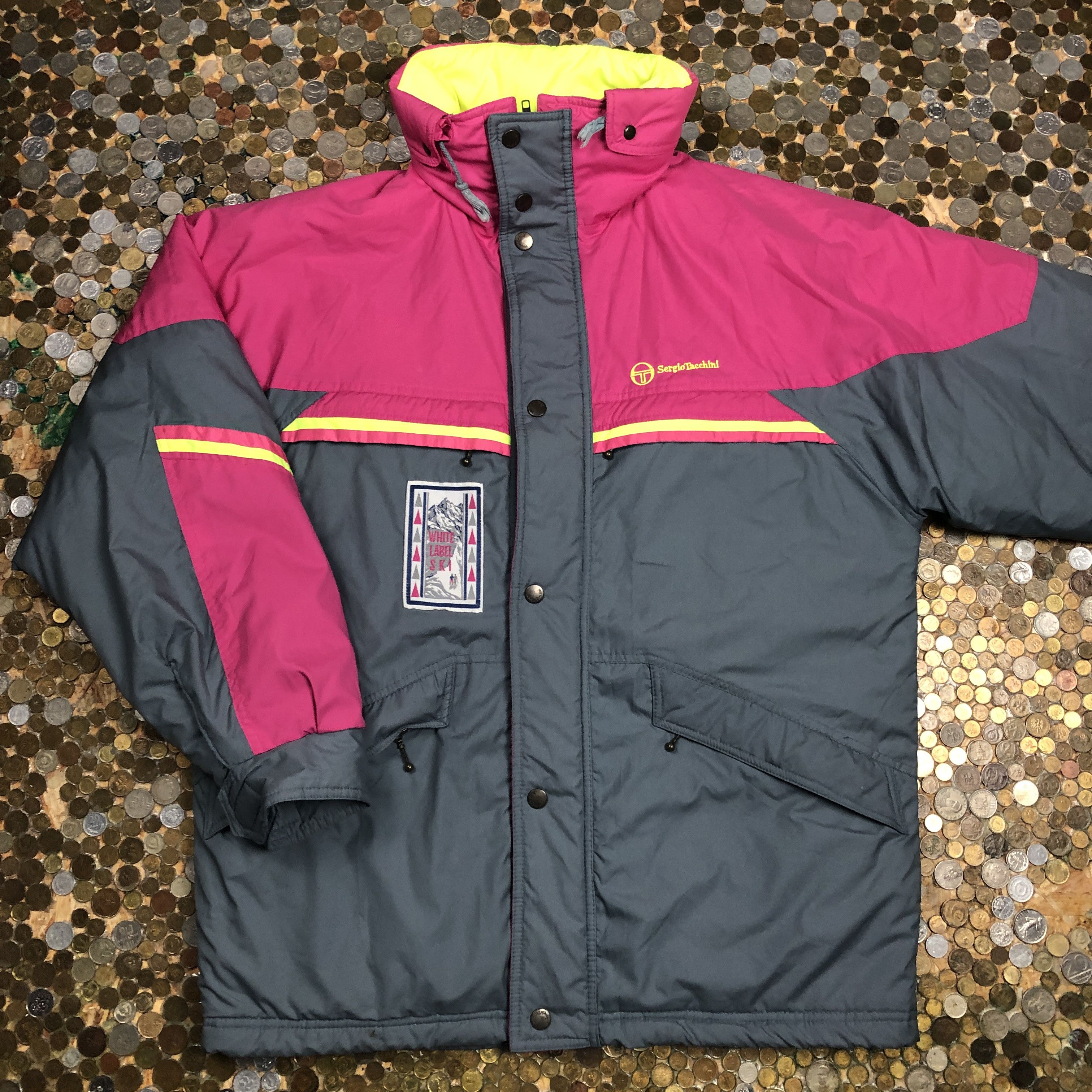 Sergio Tacchini × Vintage Sergio Tachini Vintage Jacket 90's Size US XL / EU 56 / 4 - 1 Thumbnail