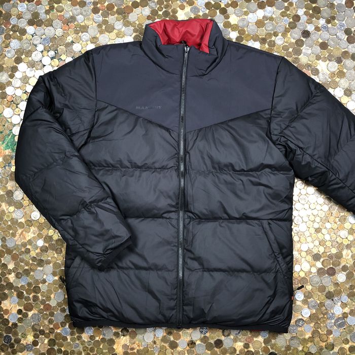 Mammut Mammut DOUBLE SIDE RED BLACK Winter Puffer Jacket | Grailed