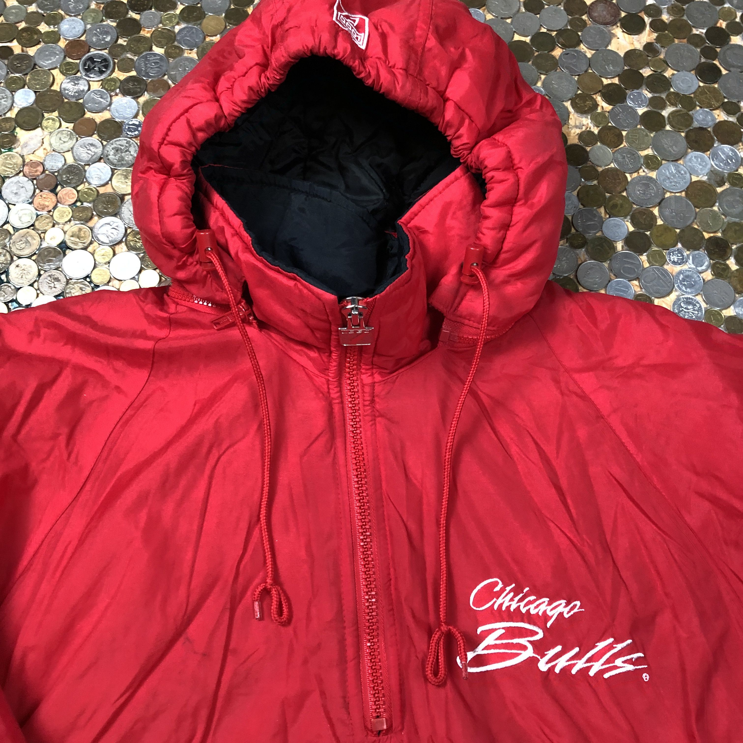 Logo 7 Logo 7 Chicago Bulls Anorak jacket 90's NBA Size US XL / EU 56 / 4 - 4 Thumbnail
