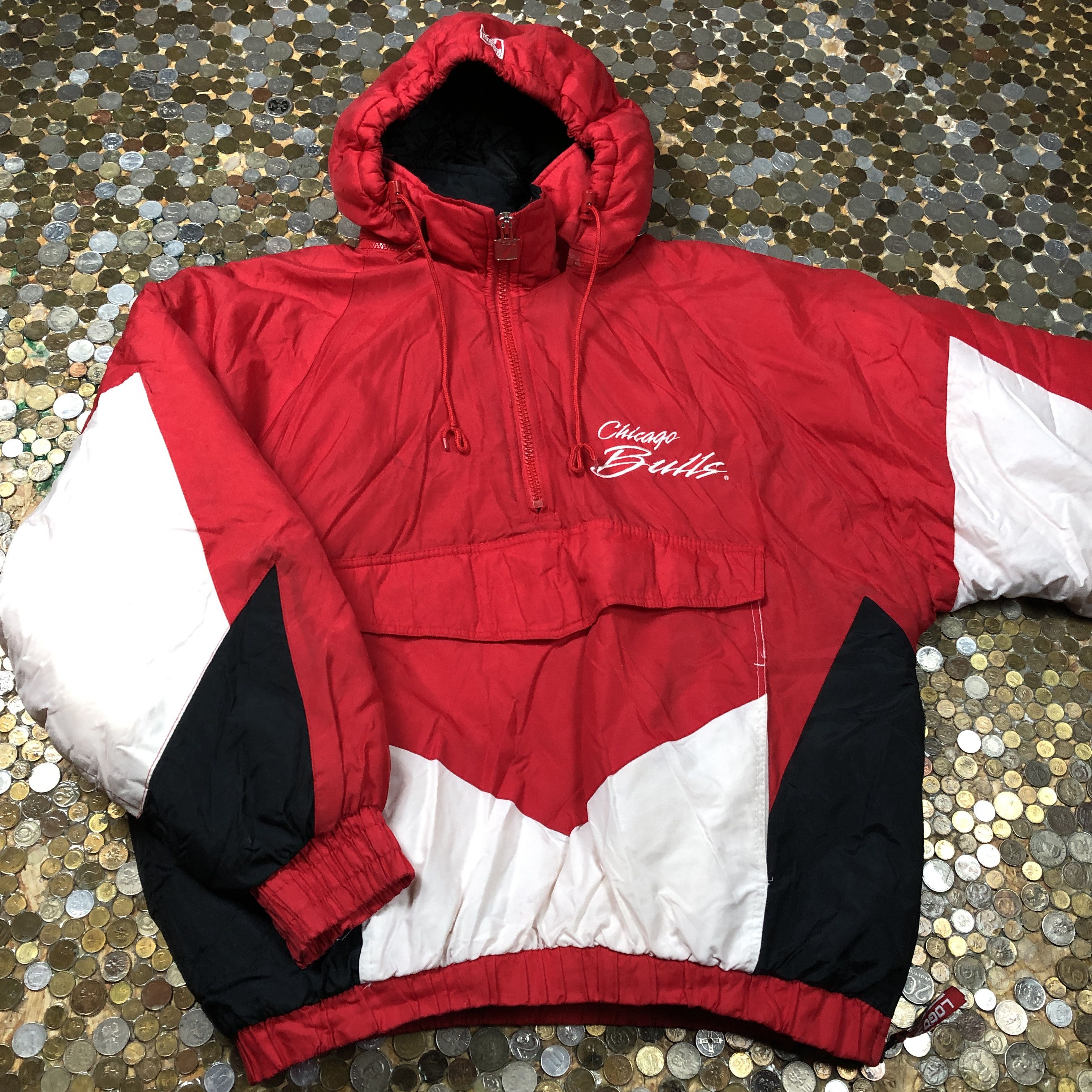 Logo 7 Logo 7 Chicago Bulls Anorak jacket 90's NBA Size US XL / EU 56 / 4 - 2 Thumbnail