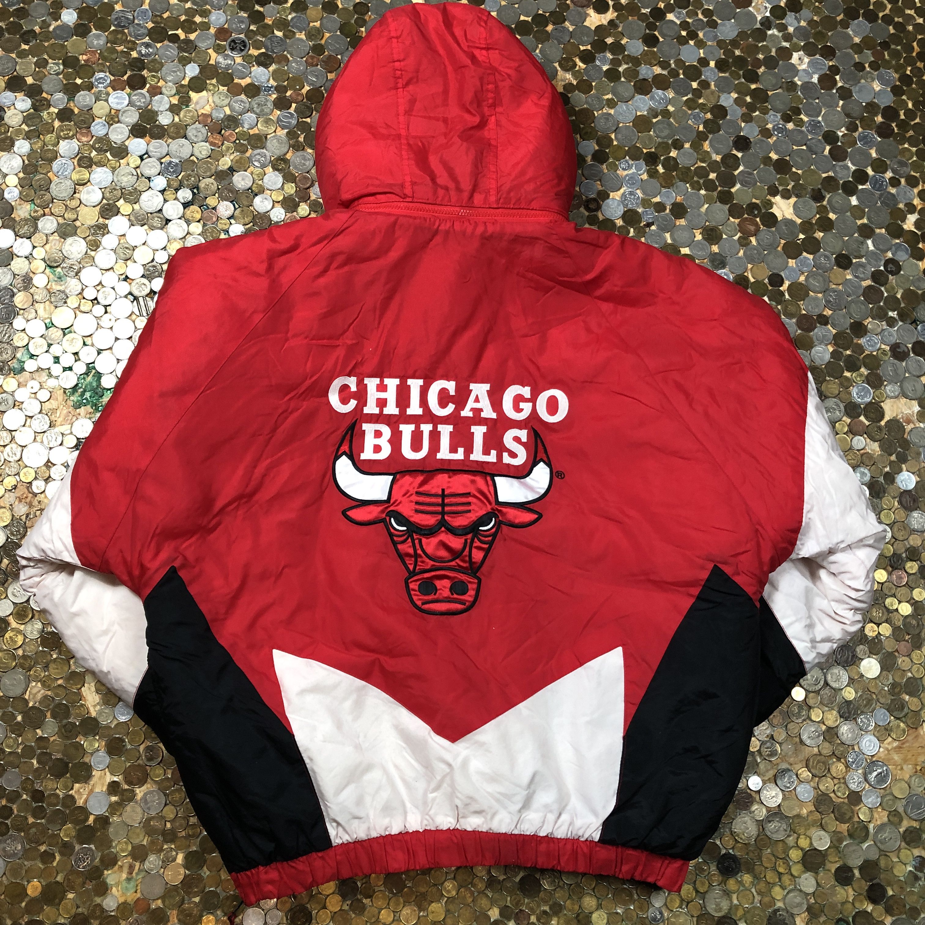 Logo 7 Logo 7 Chicago Bulls Anorak jacket 90's NBA Size US XL / EU 56 / 4 - 1 Thumbnail