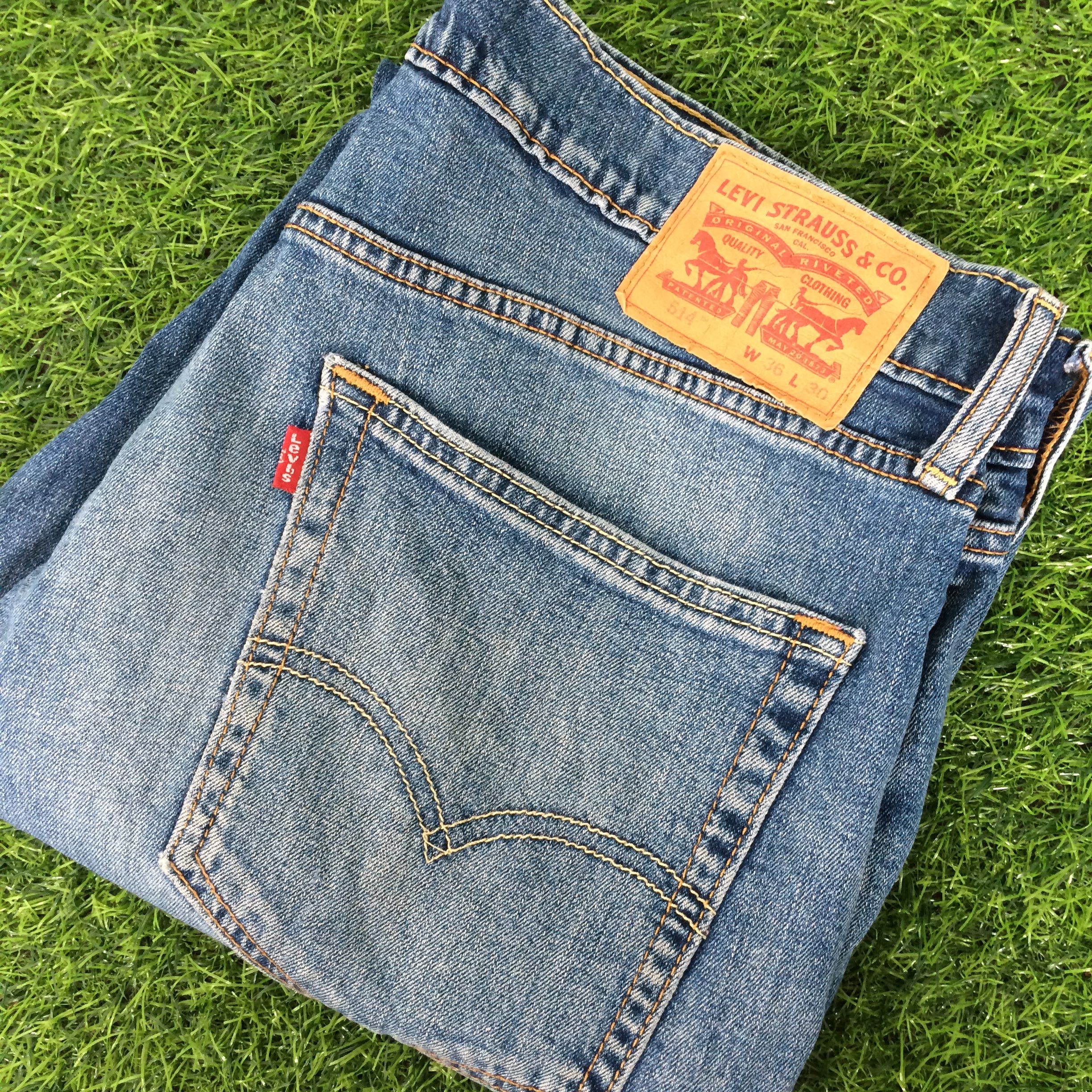 Levi's Distressed Levis 514 Ripped Jeans #B-049 Size US 36 / EU 52 - 8 Thumbnail