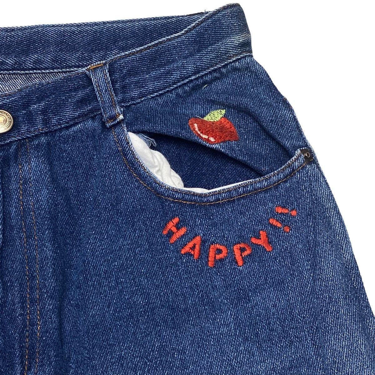Hysteric Glamour × Japanese Brand 1990s Angel Blue - Rainbow Hagi Patchwork Denim Size US 28 / EU 44 - 8 Thumbnail