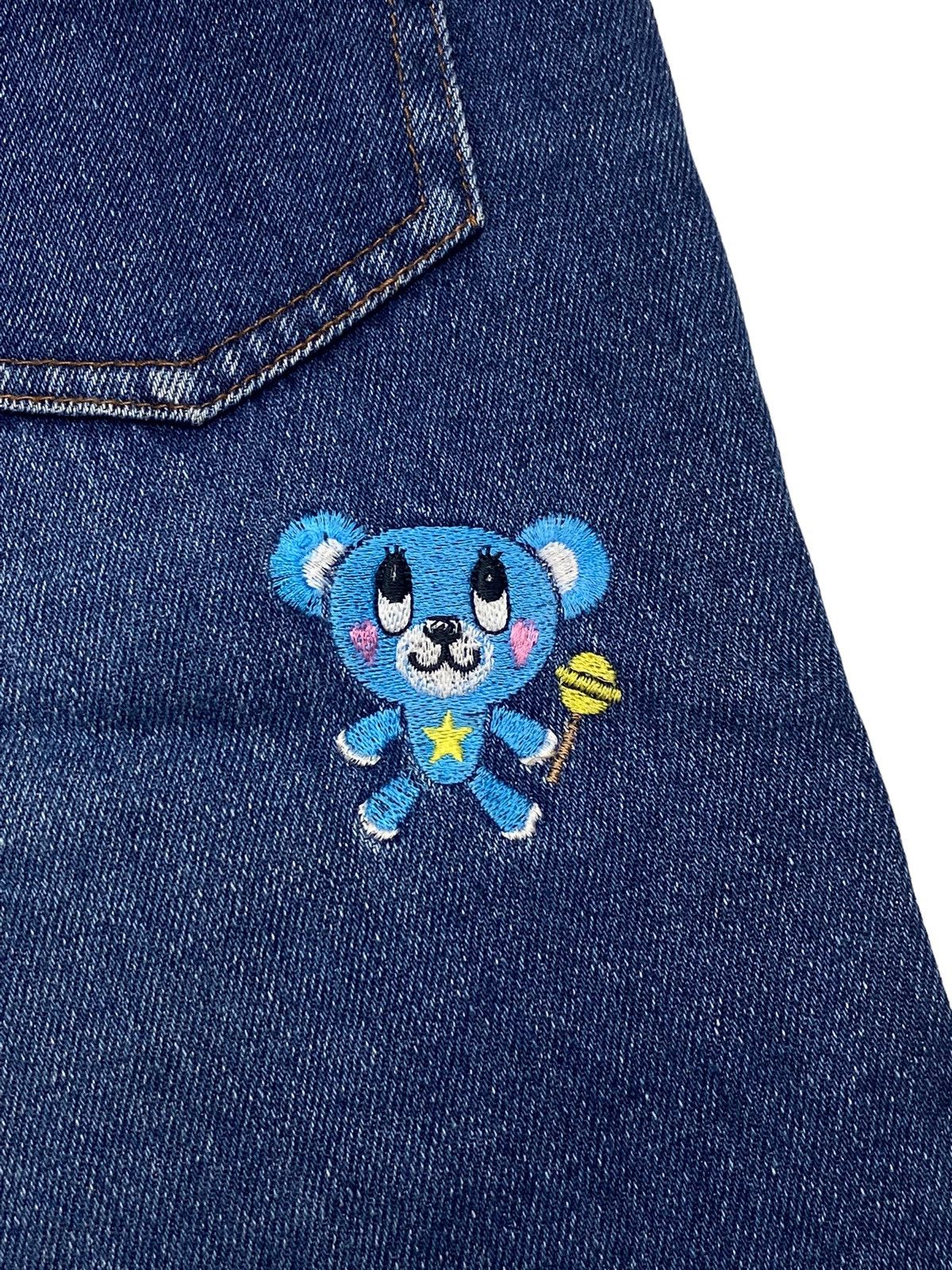Hysteric Glamour × Japanese Brand 1990s Angel Blue - Rainbow Hagi Patchwork Denim Size US 28 / EU 44 - 11 Thumbnail