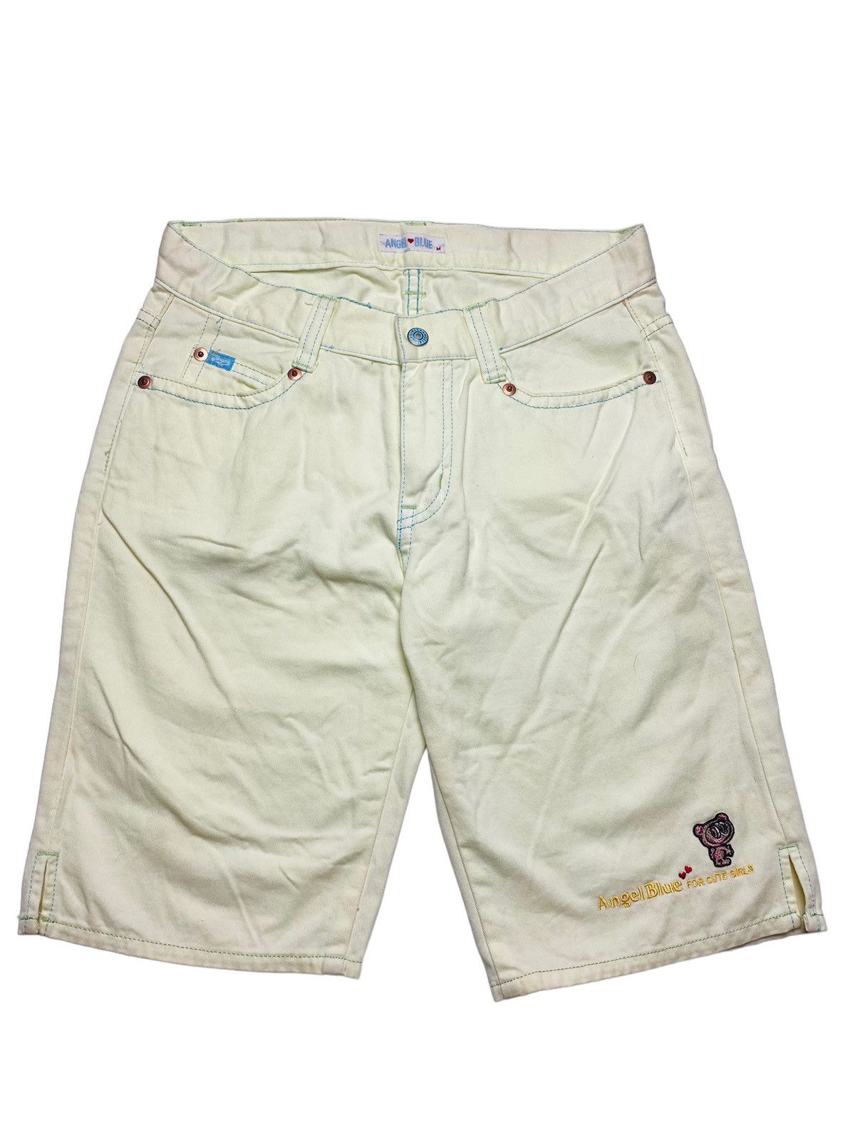Hysteric Glamour × Japanese Brand 1990s Angel Blue - Angels Surf Denim Pants Size 28" / US 6 / IT 42 - 2 Thumbnail