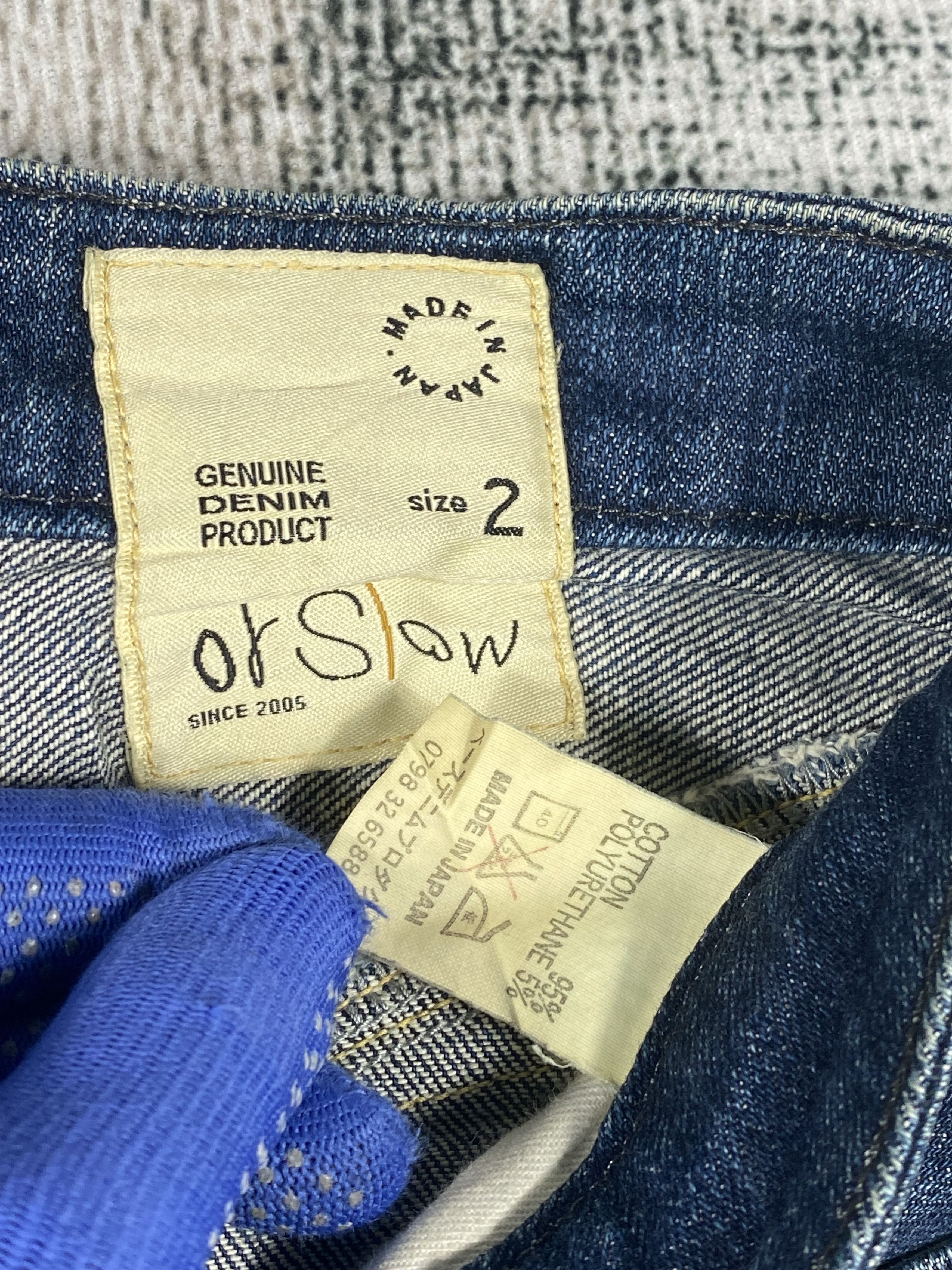 Orslow × Vintage Orslow Japanese Brand Denim Skinny Fit -Women Size 26" / US 2 / IT 38 - 2 Thumbnail