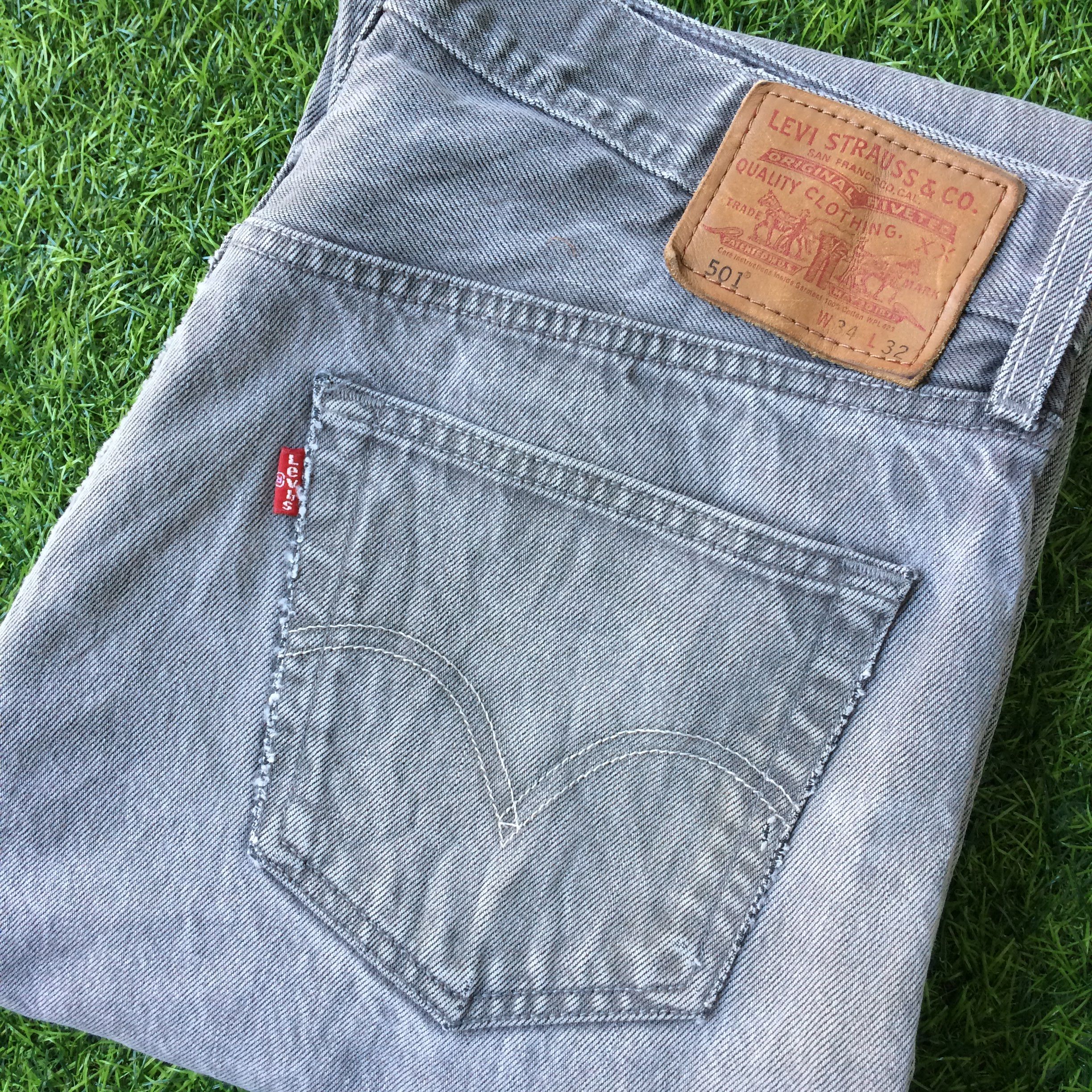 Levi's Vintage Distressed Levis 501 Jeans #B-481 Size US 33 - 6 Thumbnail