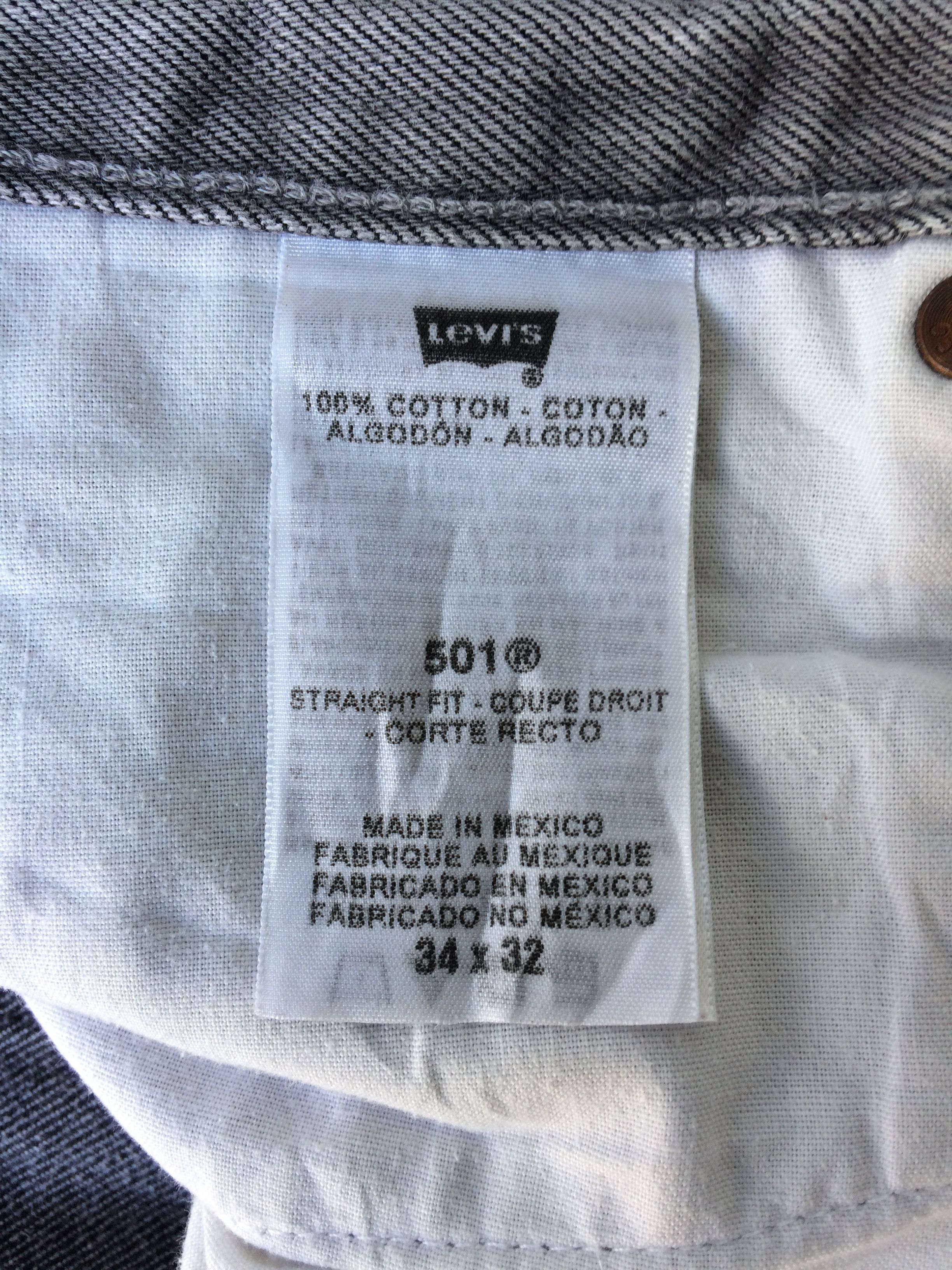 Levi's Vintage Distressed Levis 501 Jeans #B-481 Size US 33 - 10 Thumbnail