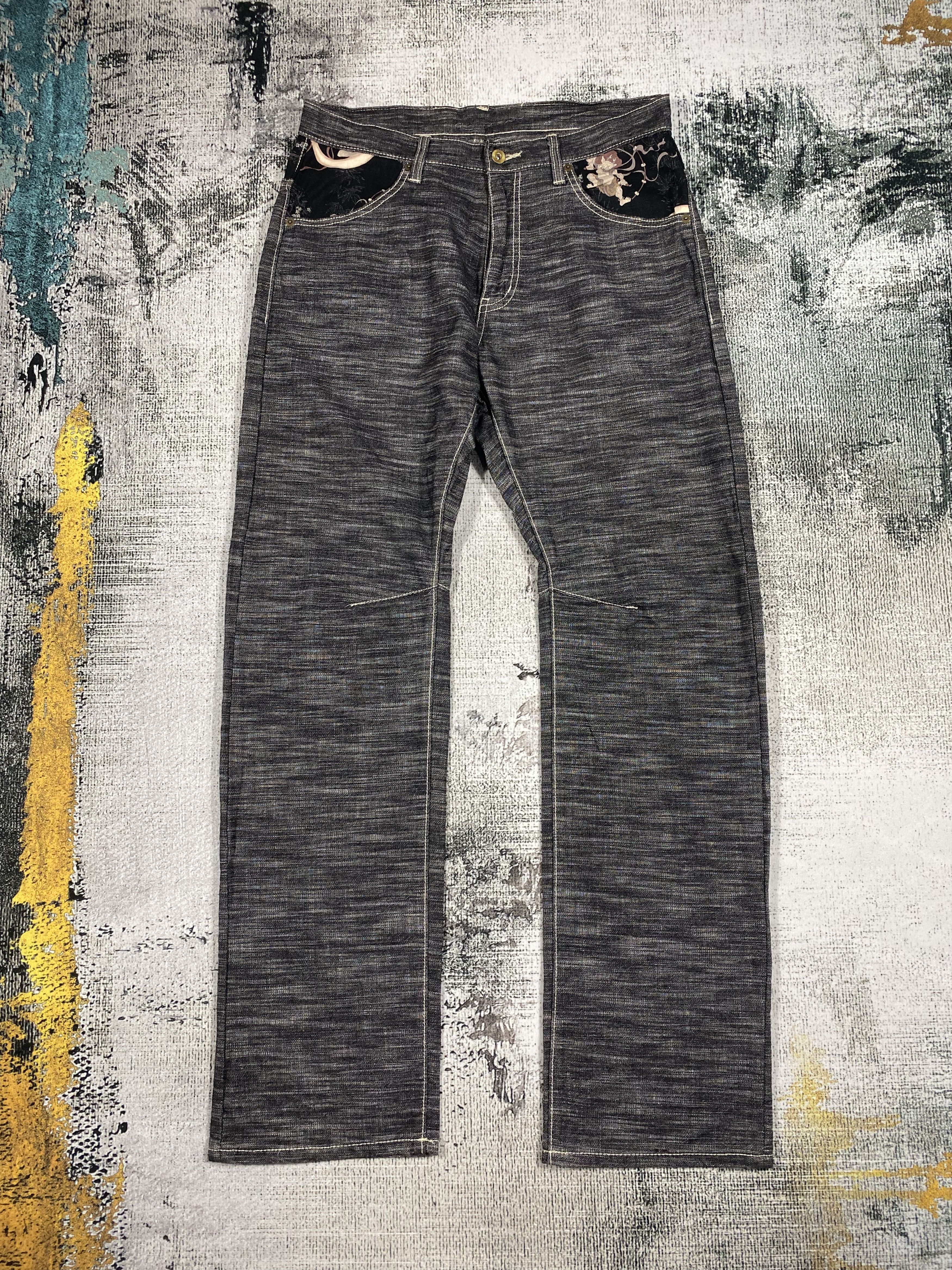 Art Comes First RARE🔥Japanese Brand Motives Art Jeans Size US 32 / EU 48 - 3 Thumbnail