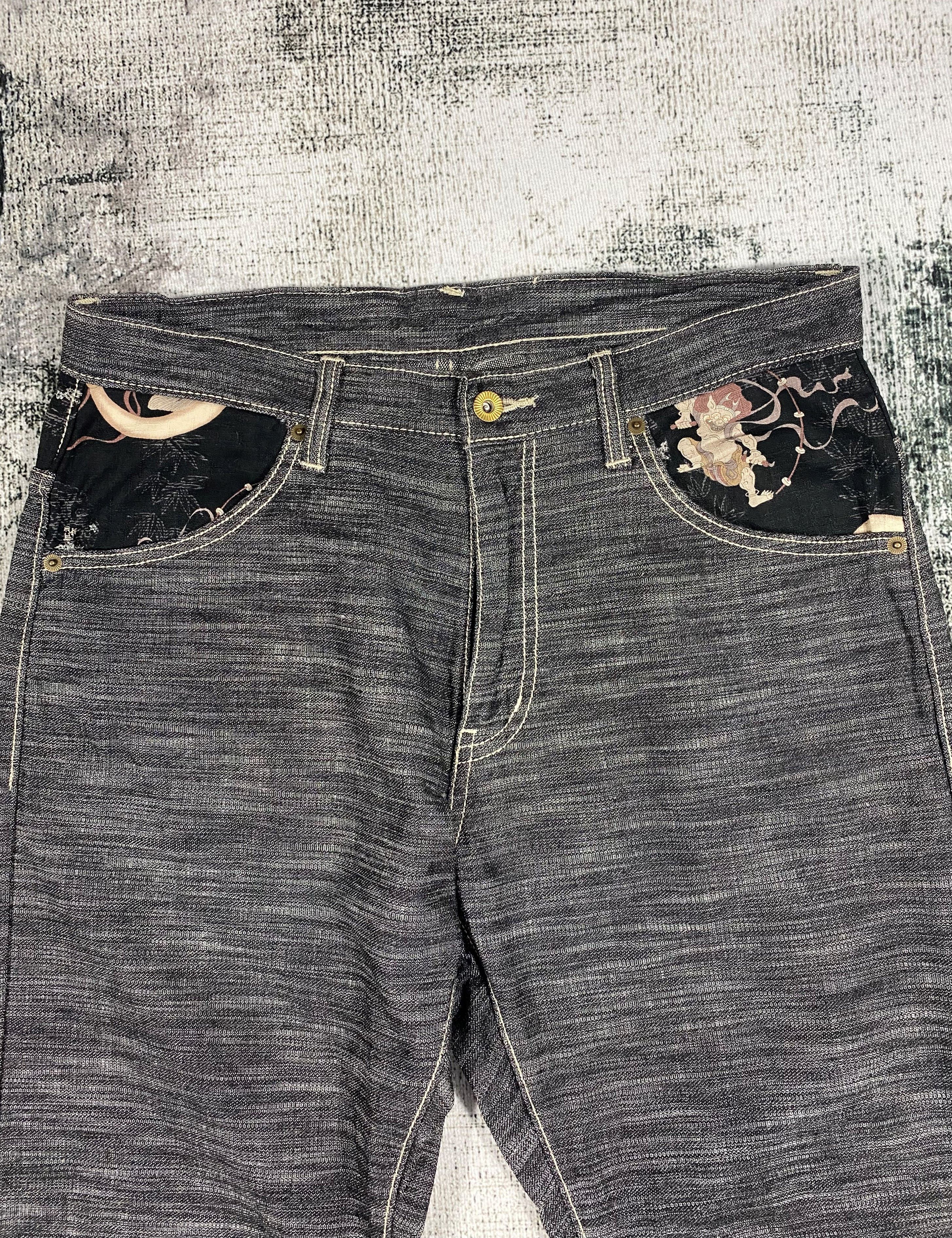 Art Comes First RARE🔥Japanese Brand Motives Art Jeans Size US 32 / EU 48 - 6 Thumbnail