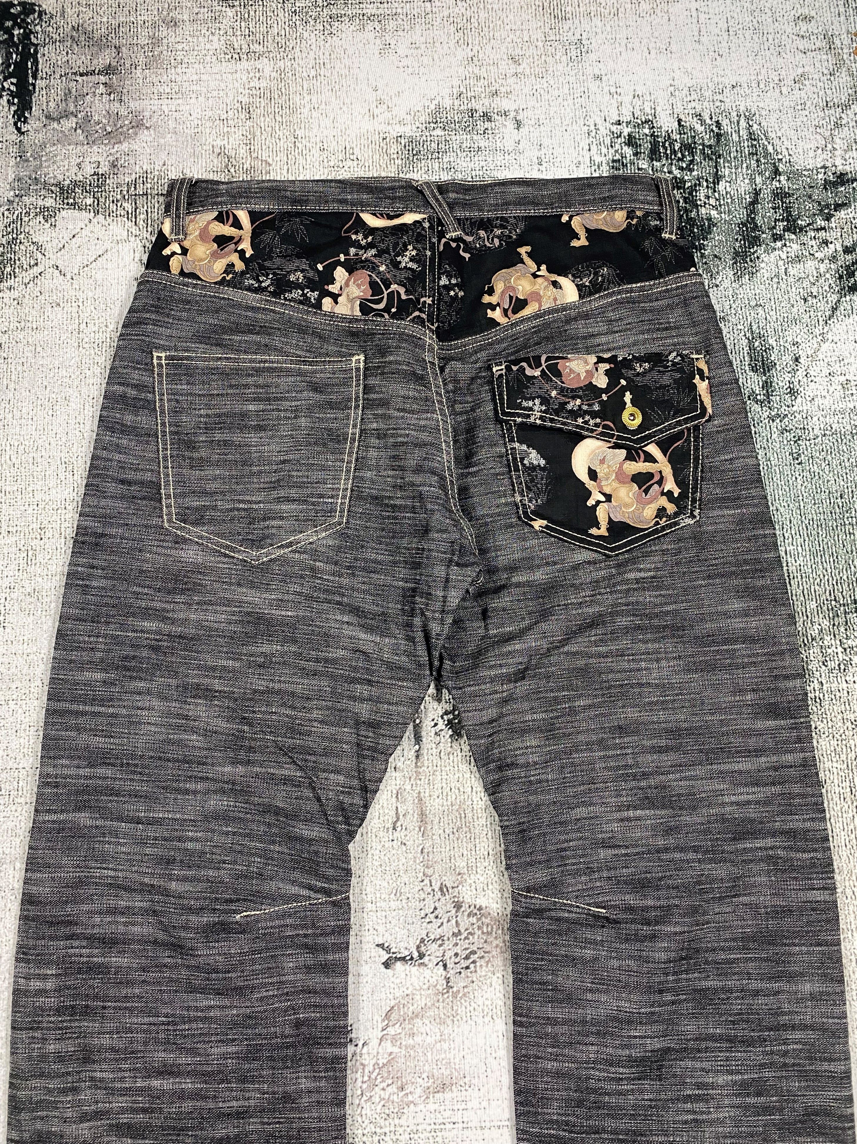 Art Comes First RARE🔥Japanese Brand Motives Art Jeans Size US 32 / EU 48 - 11 Thumbnail