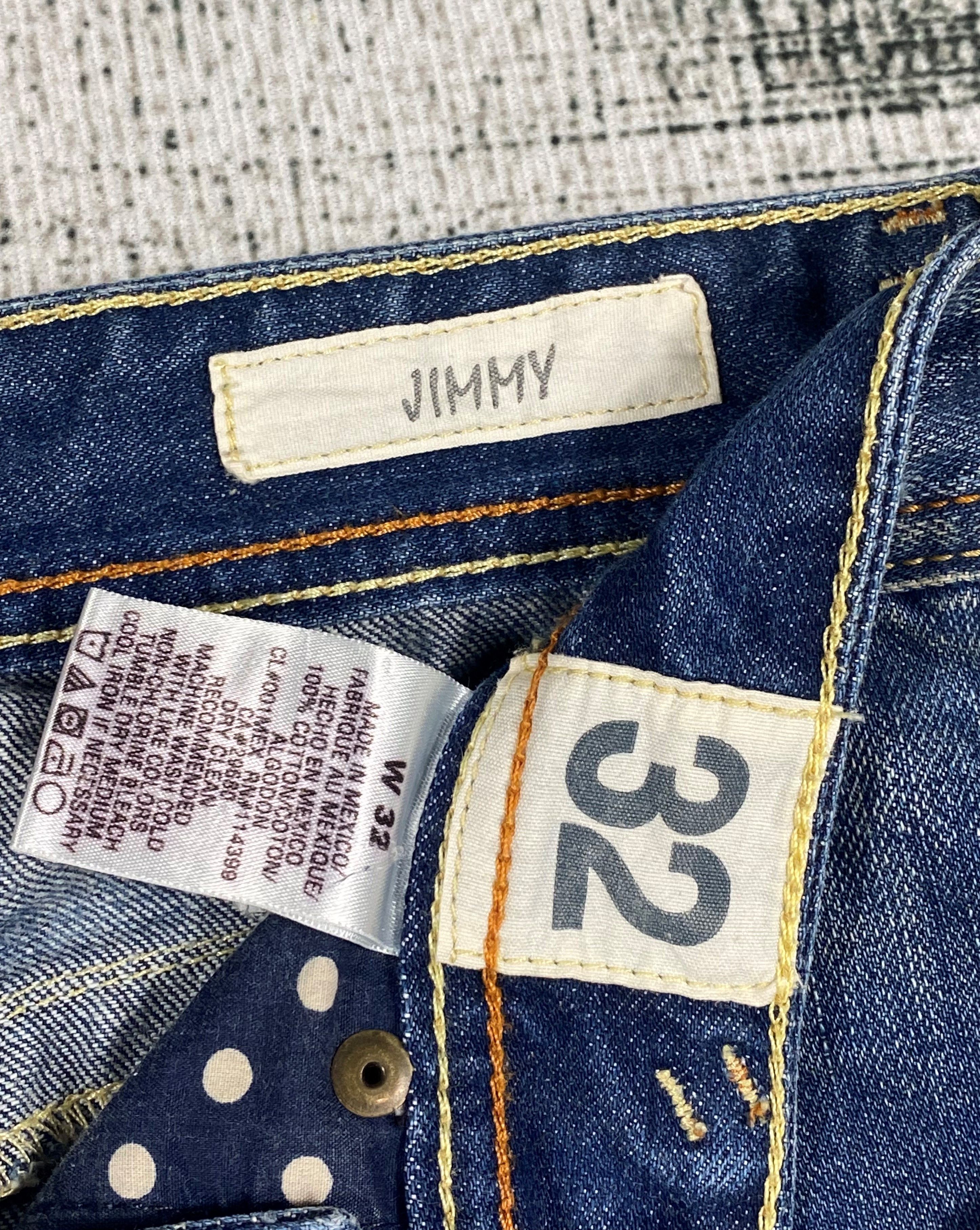 Jimmy Taverniti RARE🔥Jimmy Taverniti Bootcut Flared Distressed Denim Size US 32 / EU 48 - 6 Thumbnail