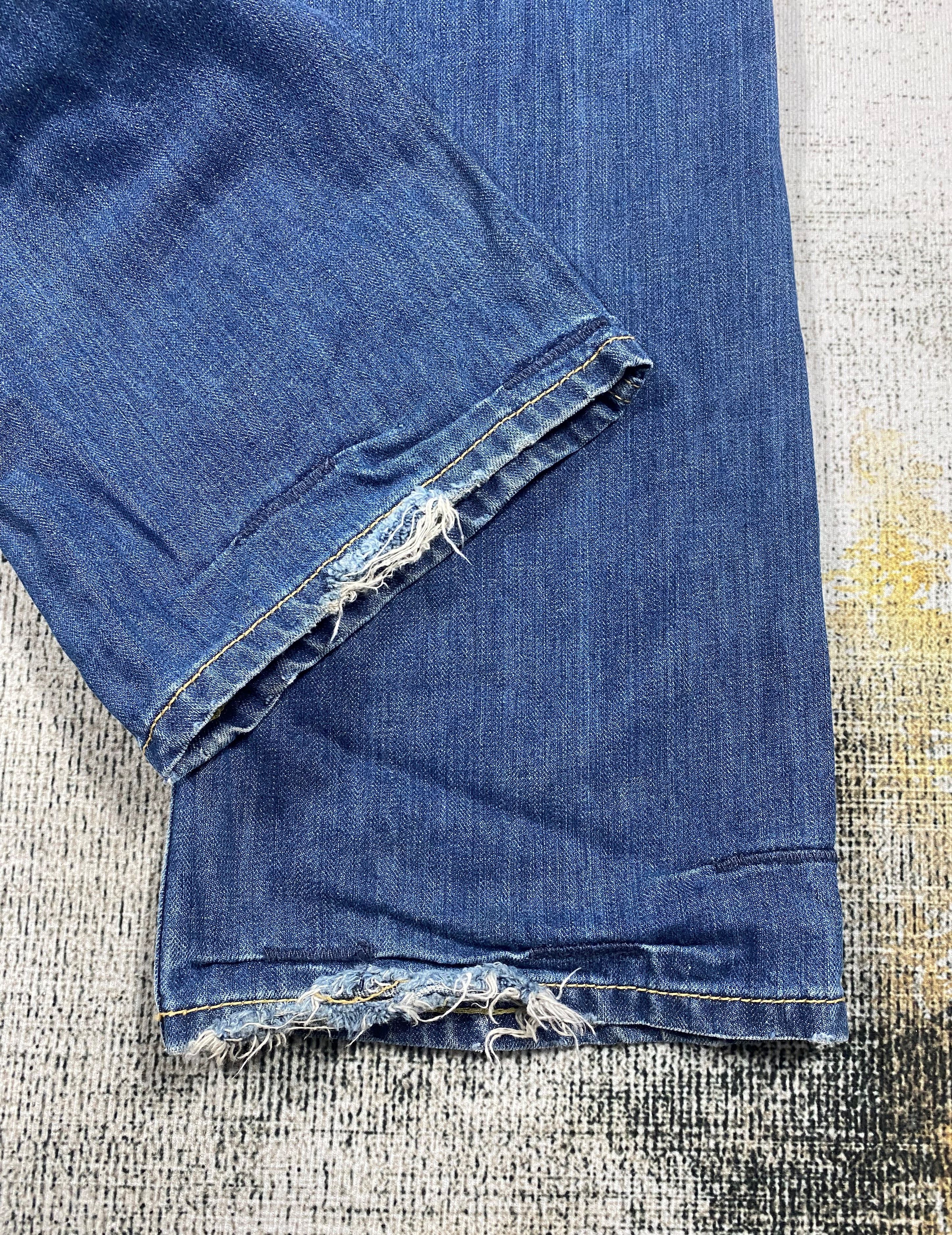 Jimmy Taverniti RARE🔥Jimmy Taverniti Bootcut Flared Distressed Denim Size US 32 / EU 48 - 9 Thumbnail