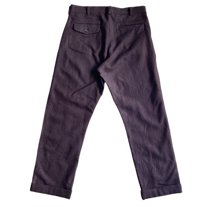 Comme des Garcons CDGH AW01 Burgundy Wool Pants Size US 32 / EU 48 - 4 Thumbnail