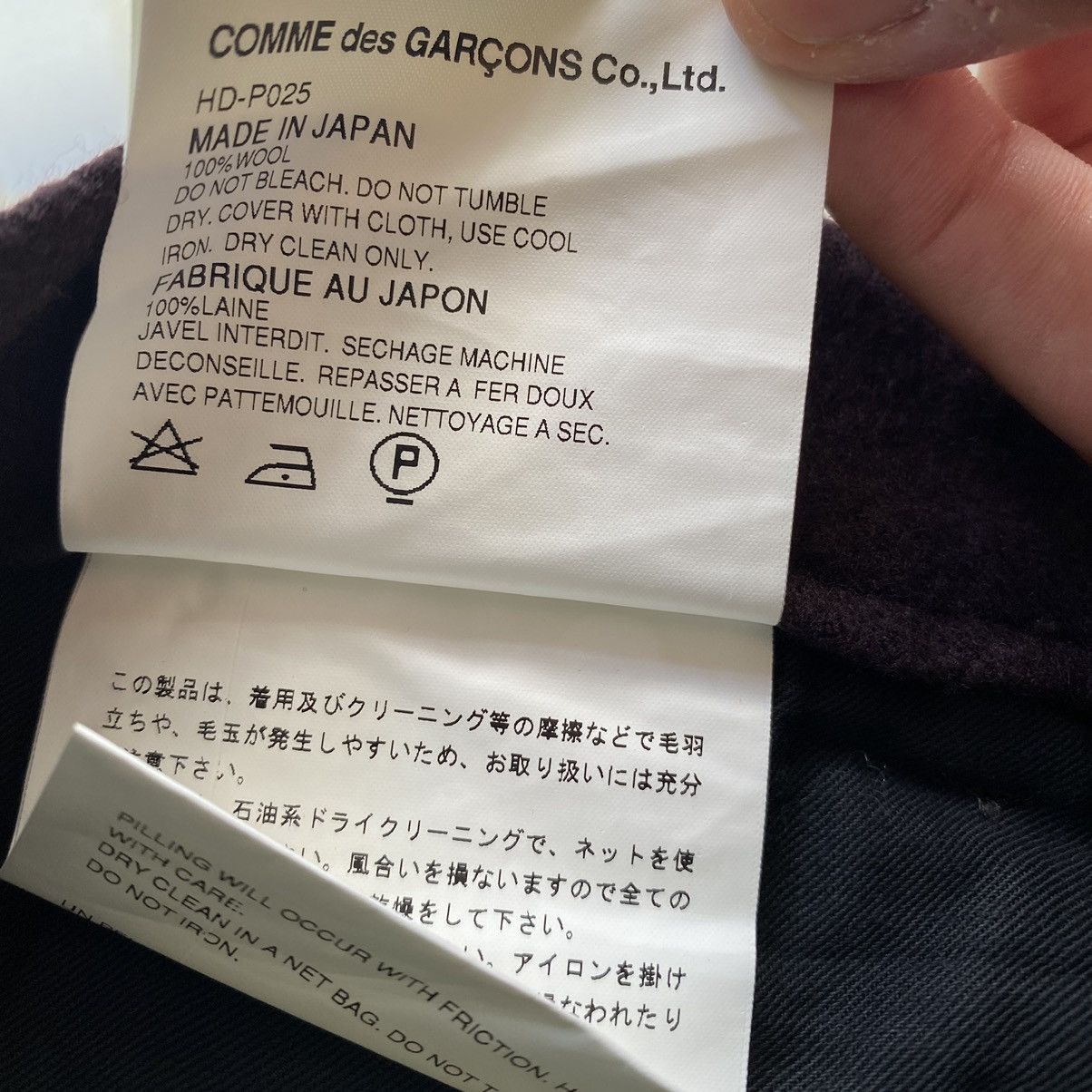 Comme des Garcons CDGH AW01 Burgundy Wool Pants Size US 32 / EU 48 - 6 Thumbnail