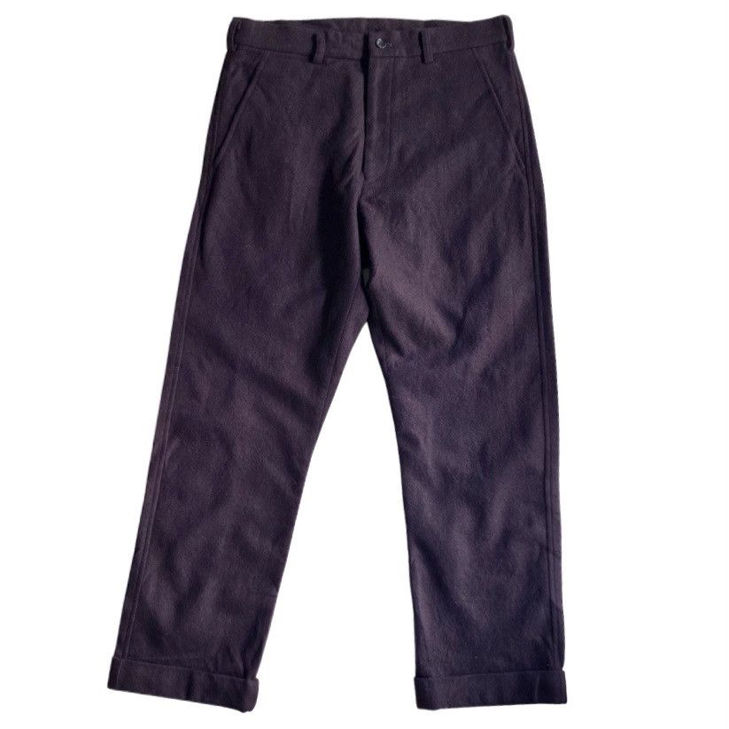 Comme des Garcons CDGH AW01 Burgundy Wool Pants Size US 32 / EU 48 - 2 Thumbnail