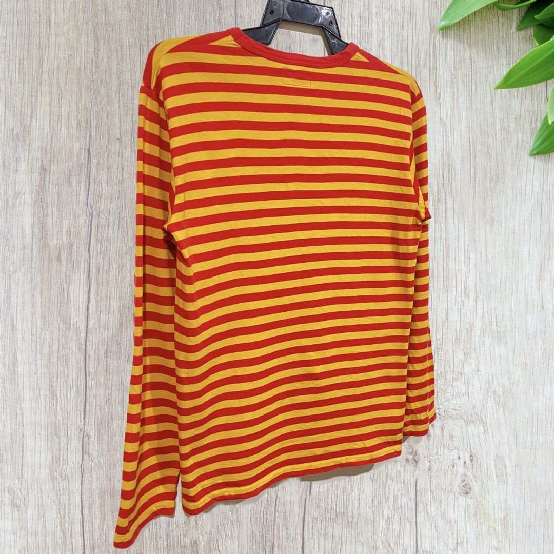 agnes b. Vintage Agnes B. Homme Stripes Longsleeve Shirts Size US S / EU 44-46 / 1 - 11 Thumbnail