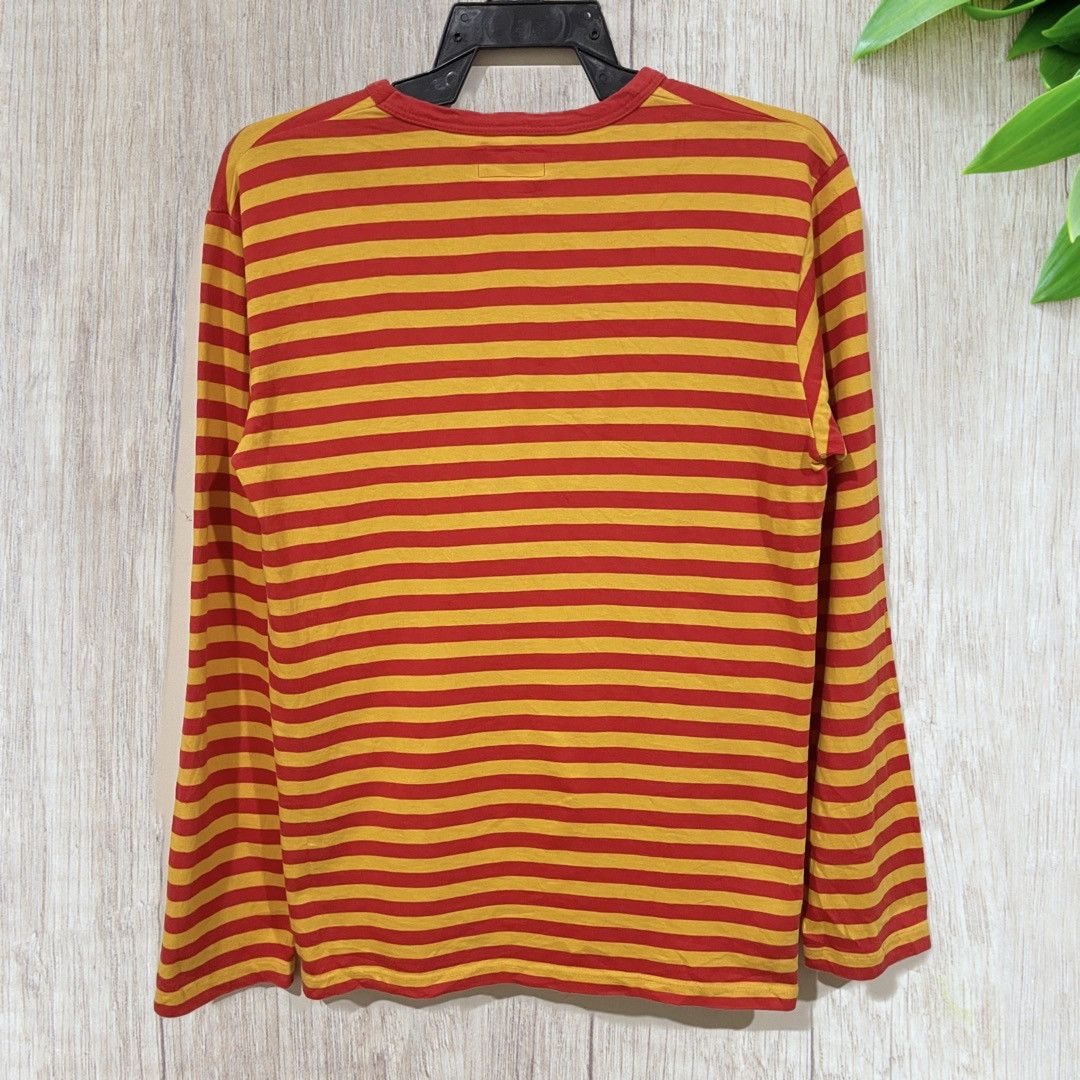 Vintage Agnes B. Homme Stripes Longsleeve Shirts