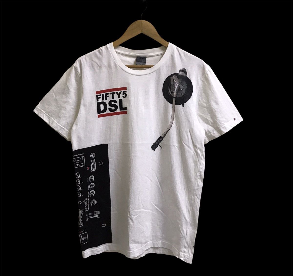 55DSL 55 DSL Overprint tshirt Size US M / EU 48-50 / 2 - 1 Thumbnail