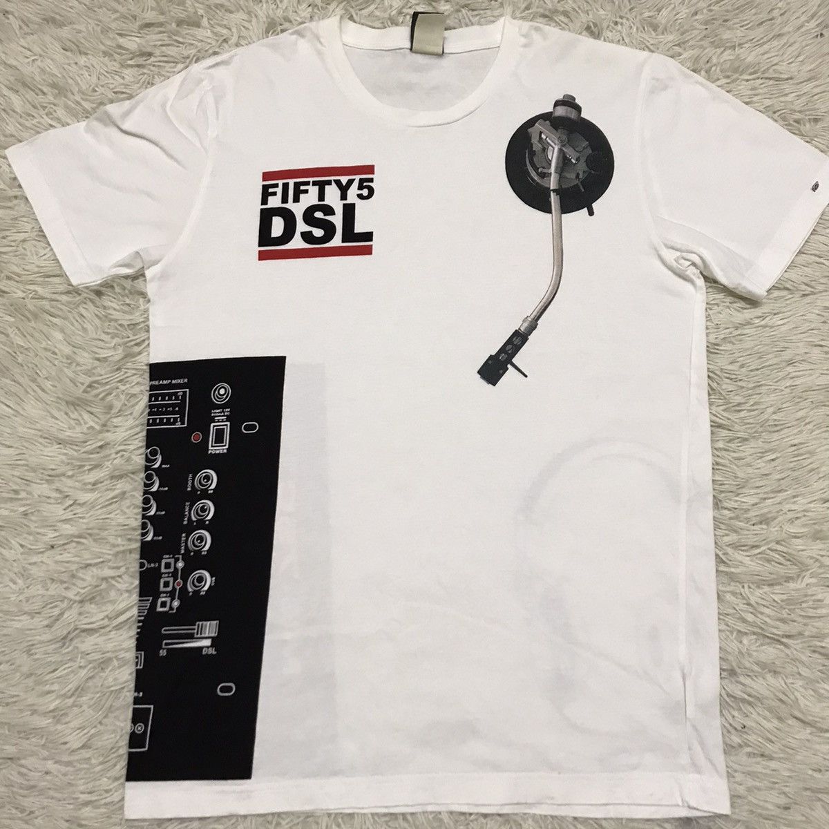 55DSL 55 DSL Overprint tshirt Size US M / EU 48-50 / 2 - 5 Thumbnail